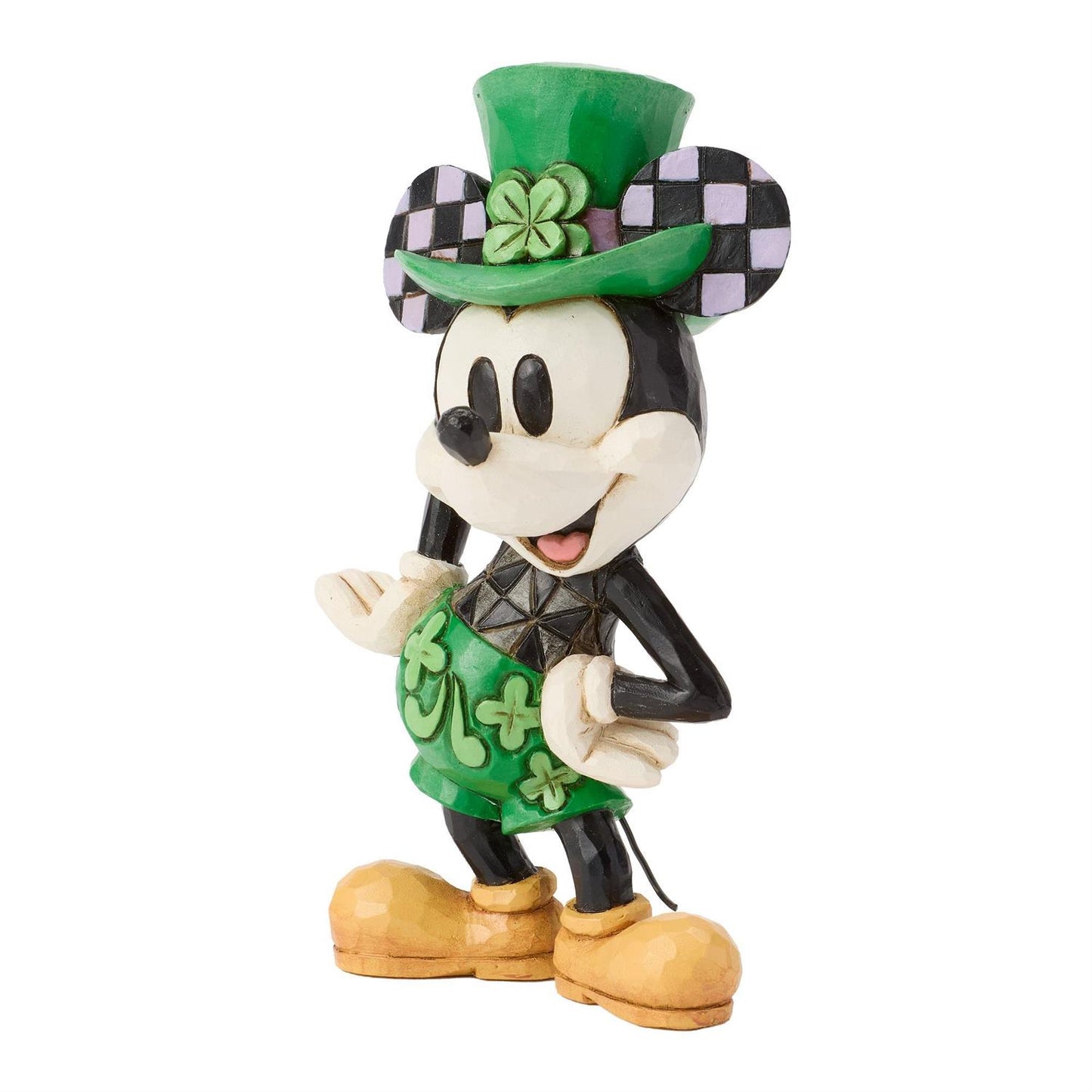 Mickey dressed in his St. Patricks Day Shorts and Top Hat