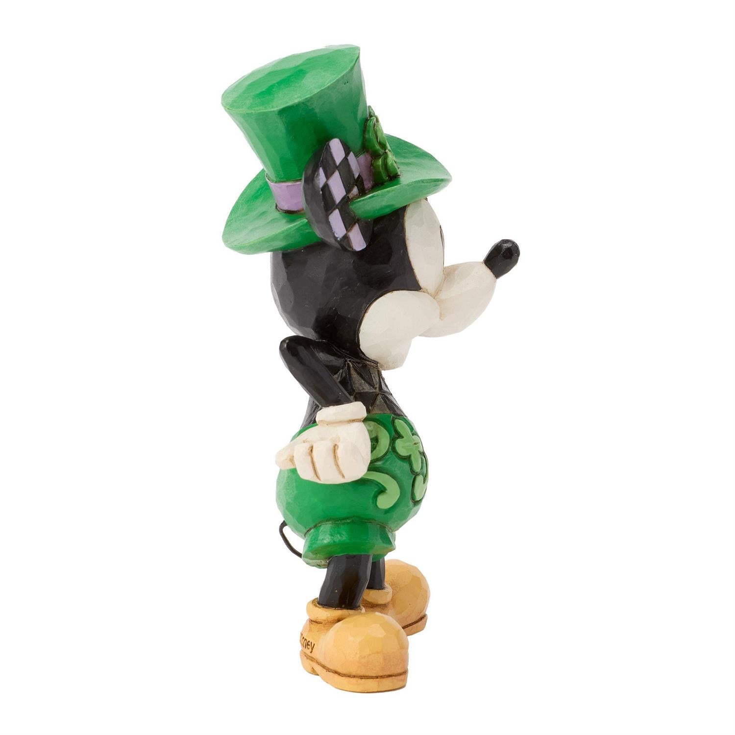 Mickey dressed in his St. Patricks Day Shorts and Top Hat