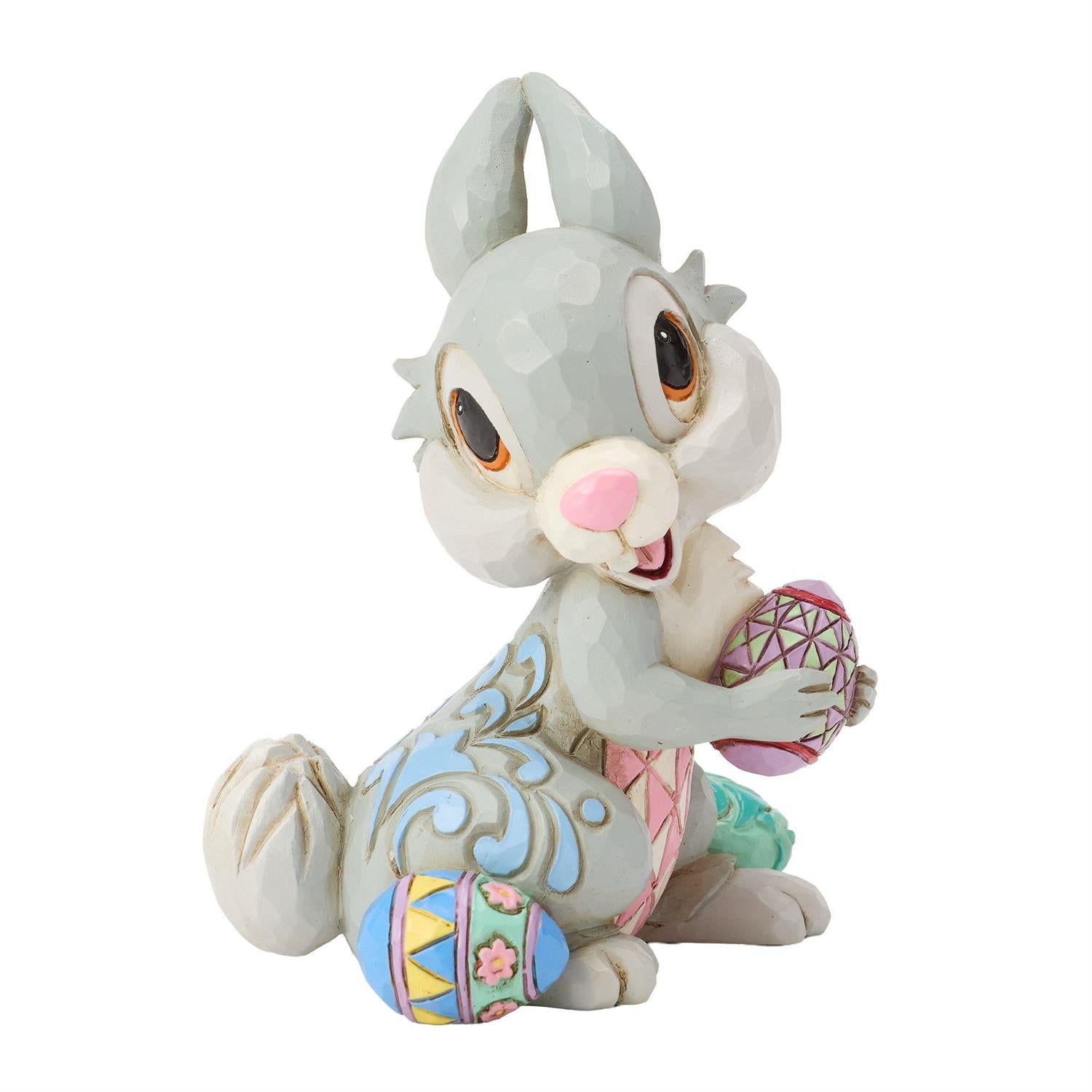 Thumper holding an Easter Egg with more surrounding him 