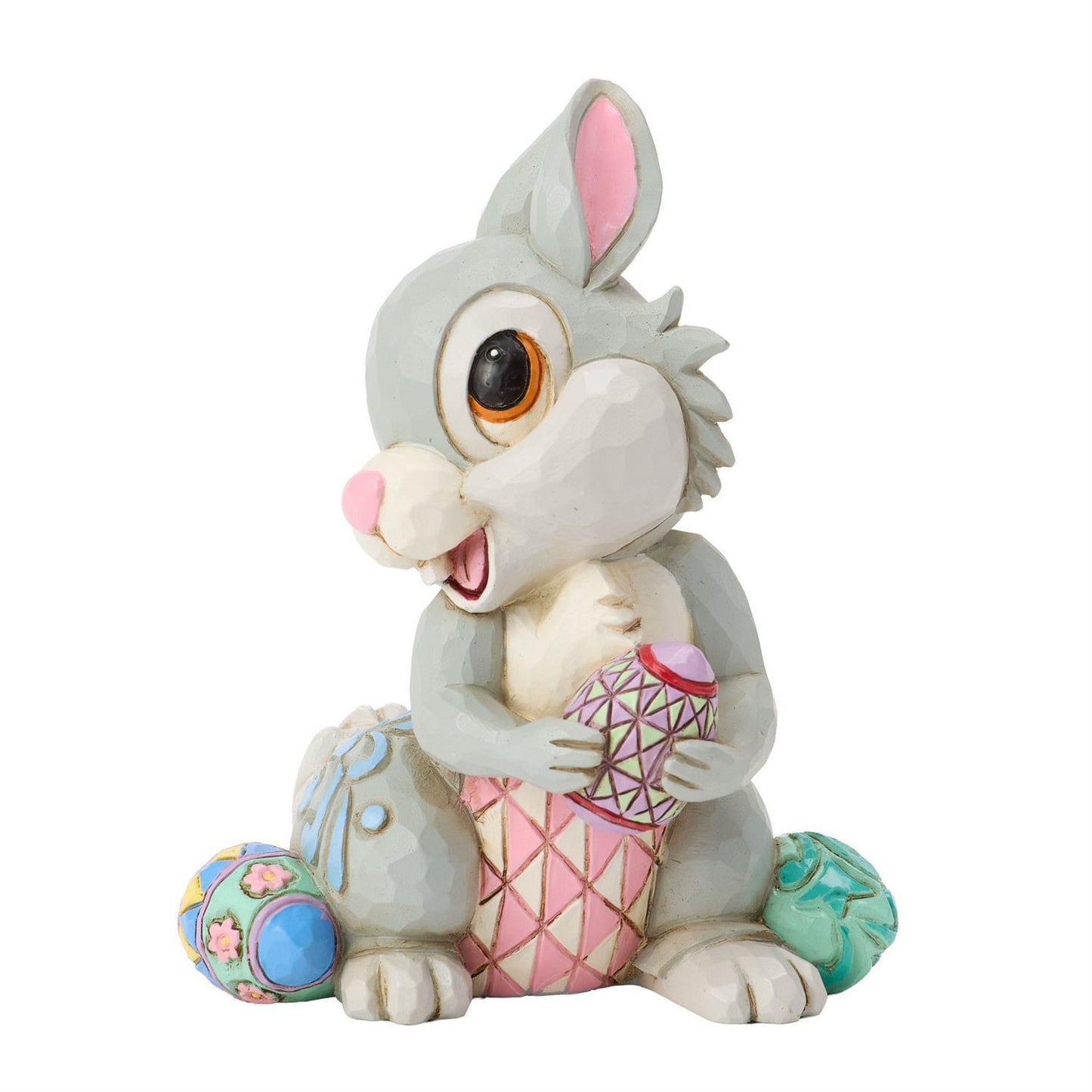 Thumper holding an Easter Egg with more surrounding him 