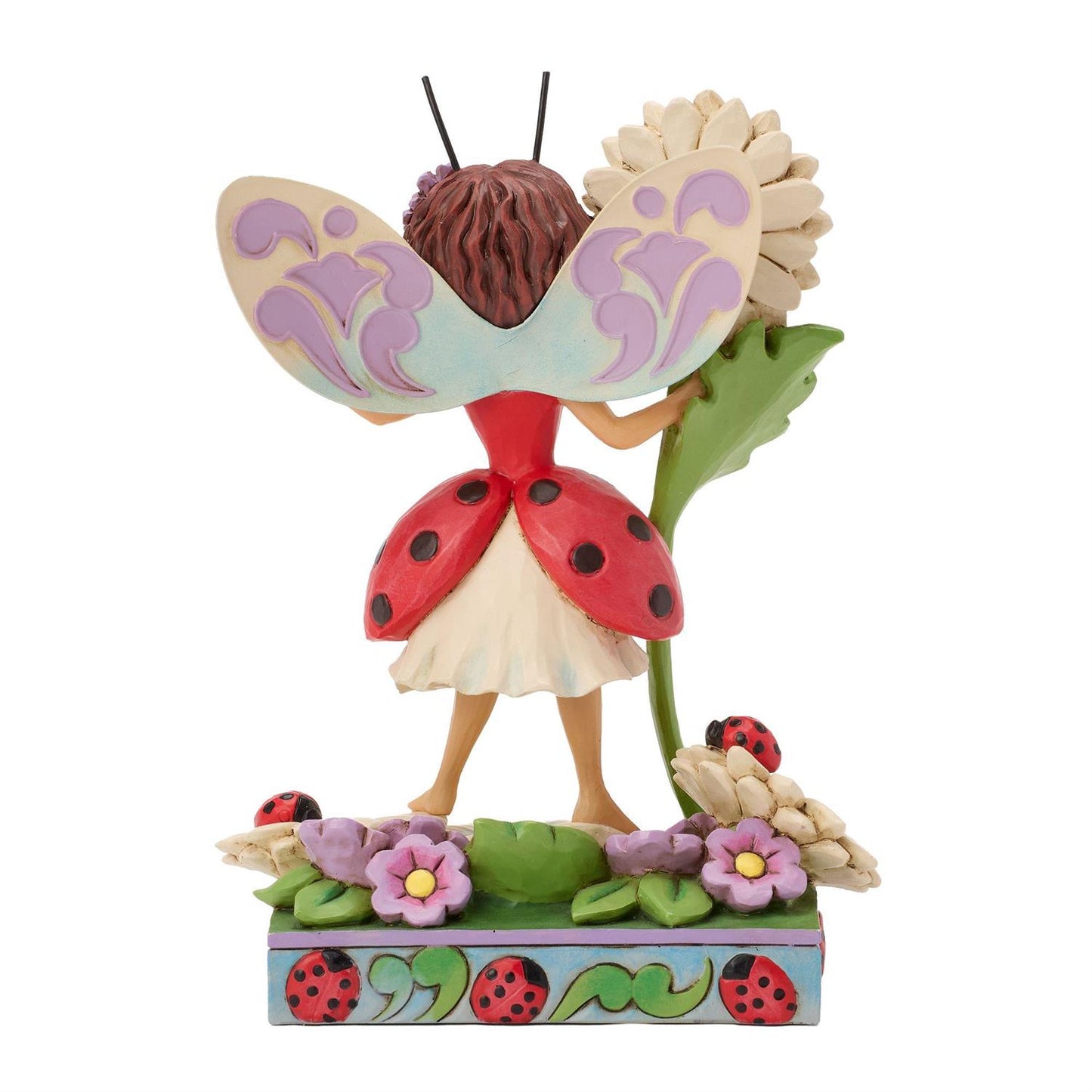 Ladybug Fairy holding a Flower