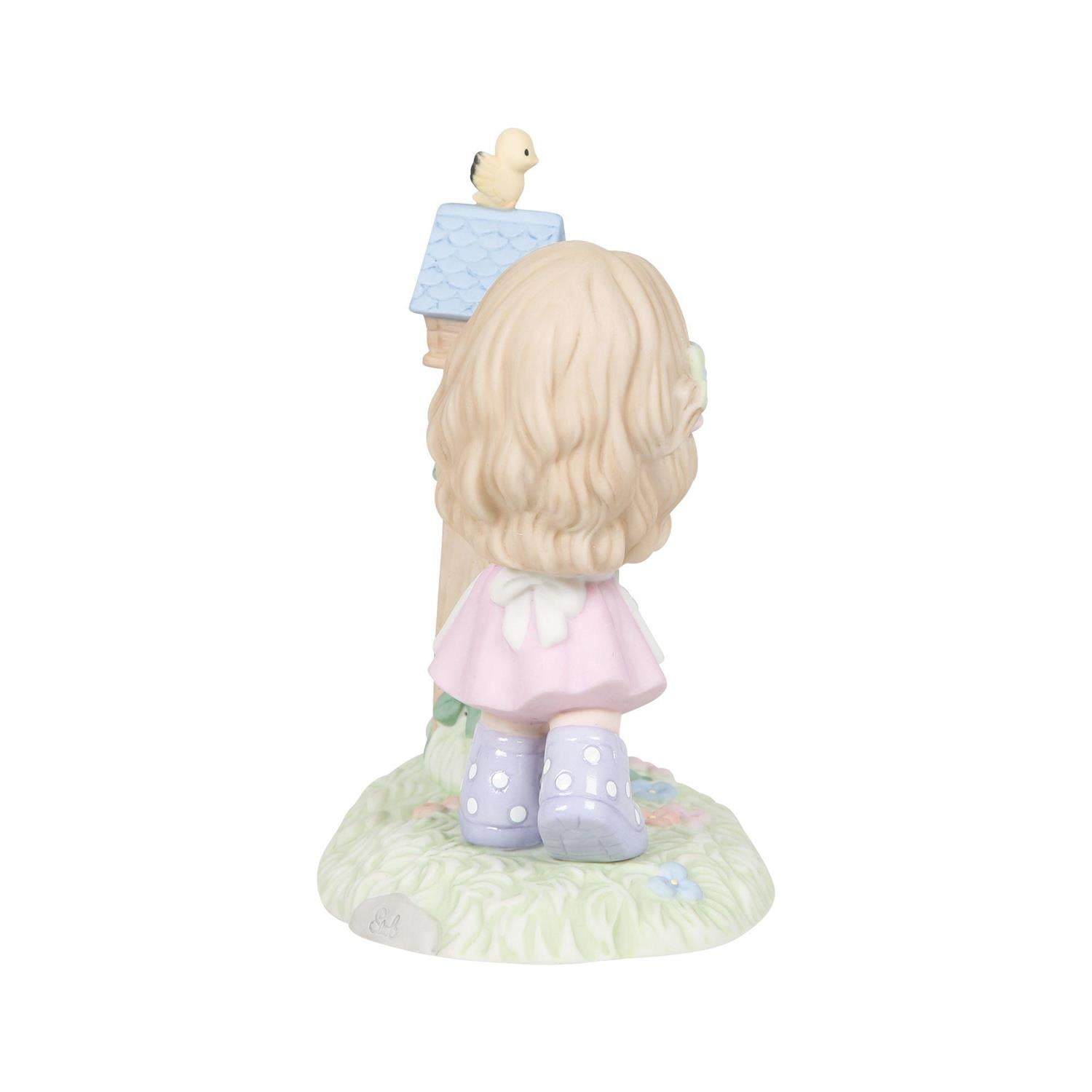 Girl with Birds and Birdhouses