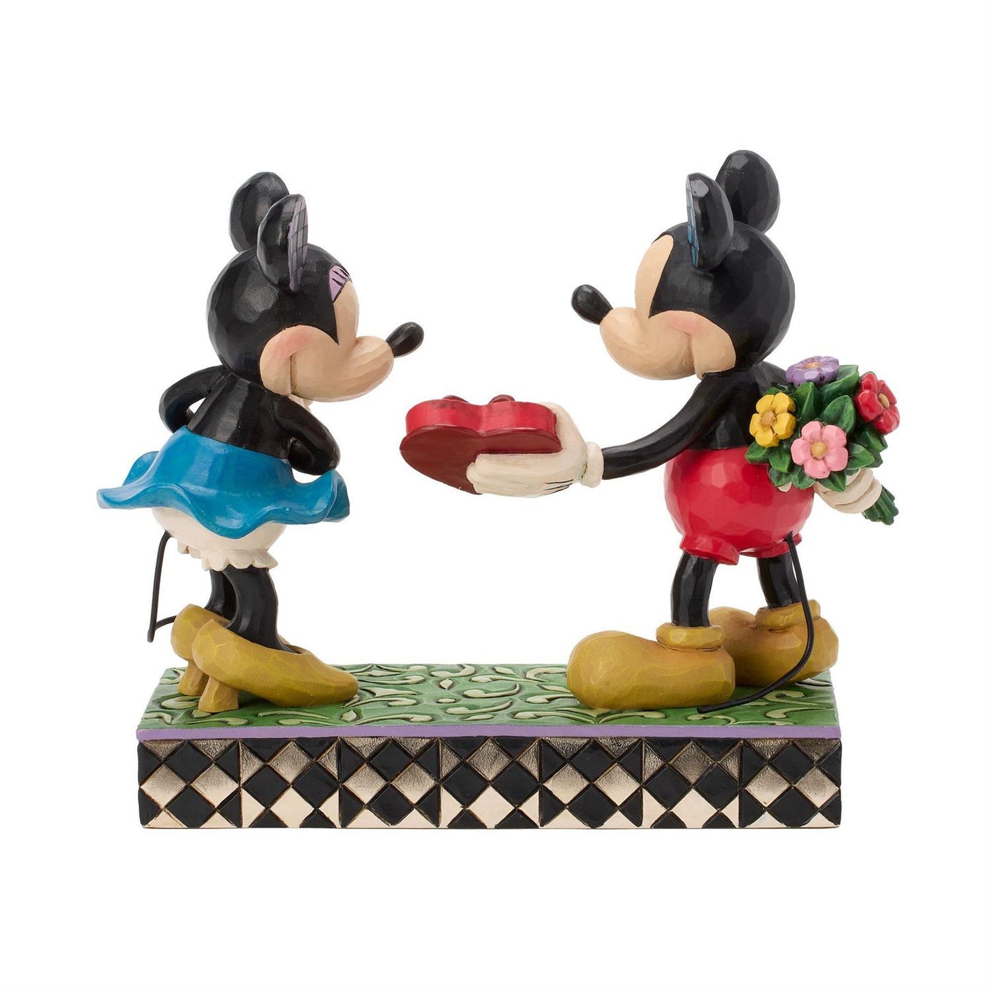 Mickey giving Minnie a Gift