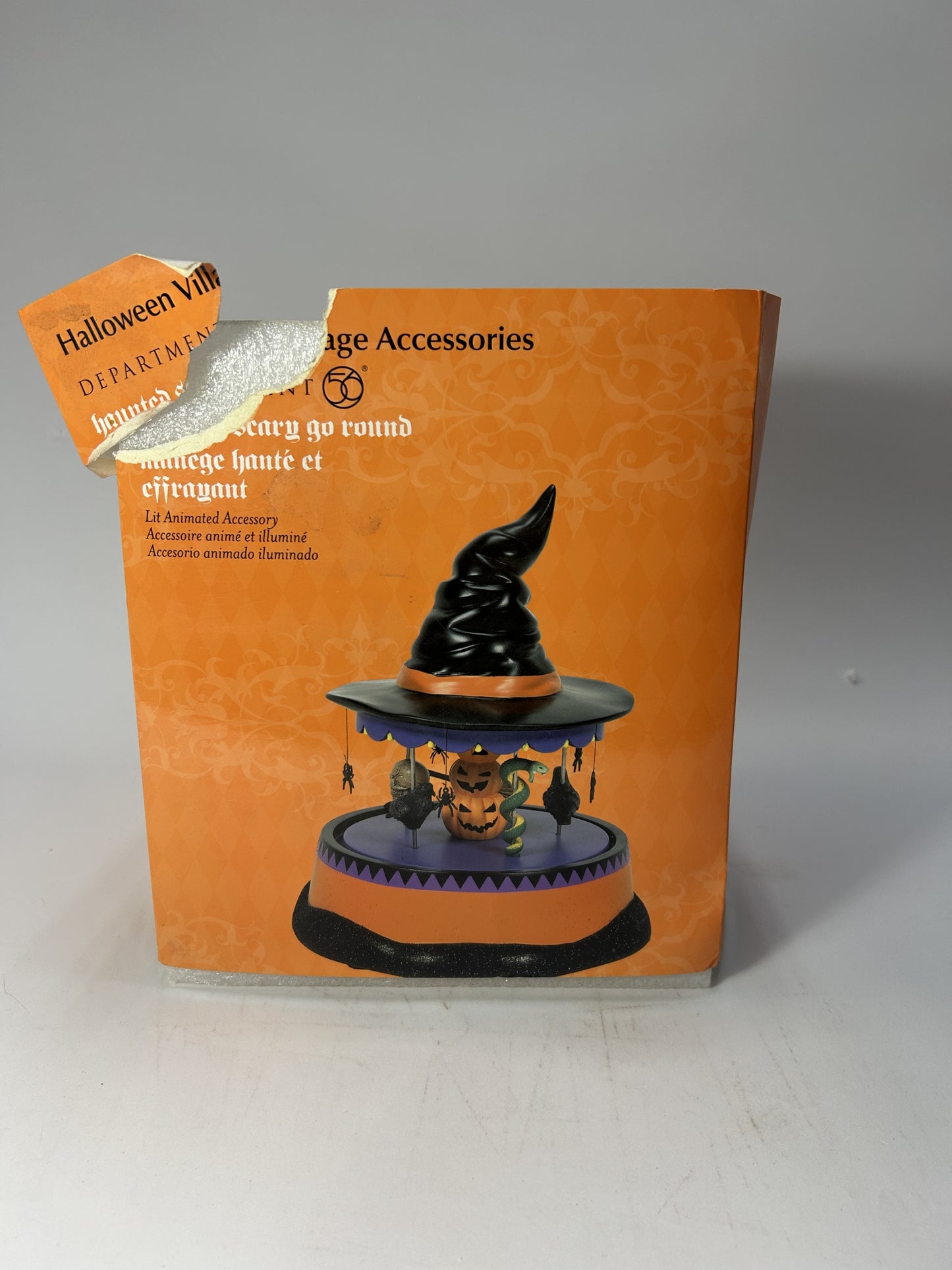 BOX DAMAGE - Haunted Scary Go Round - Country N More Gifts