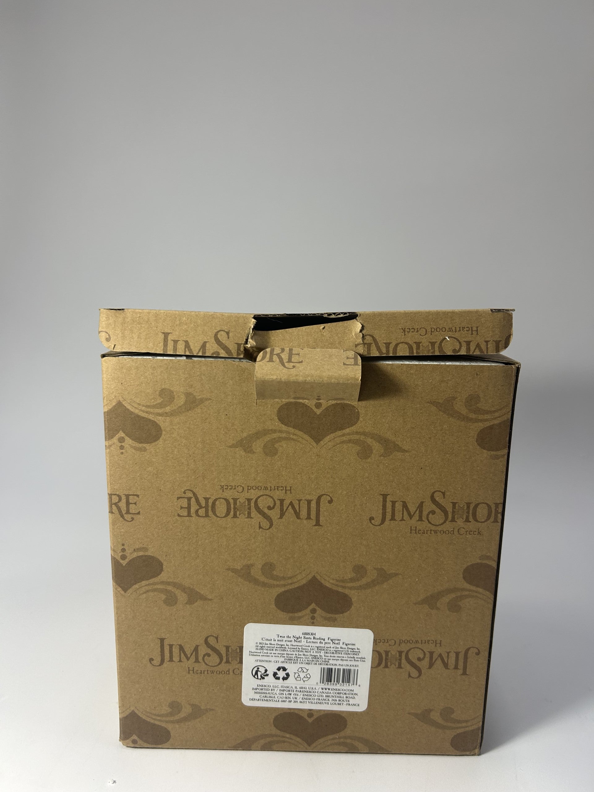 BOX DAMAGE - A Christmas Tradition - Twas The Night Santa Reading - Country N More Gifts