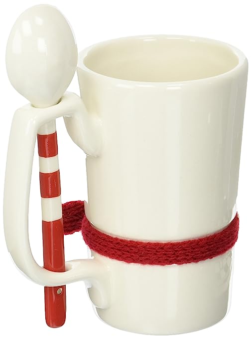 Cocoa Mug & Spoon - BOX DAMAGE  - Country N More Gifts