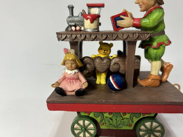 DAMAGED - Traveling From Toyland - Elf with Toys Train Car - Country N More Gifts