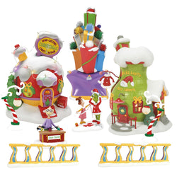 Grinch Village - All New 2024 Buildings And Accessories Value SET  - Country N More Gifts