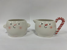 Snowman Candy Cane Creamer and Mug