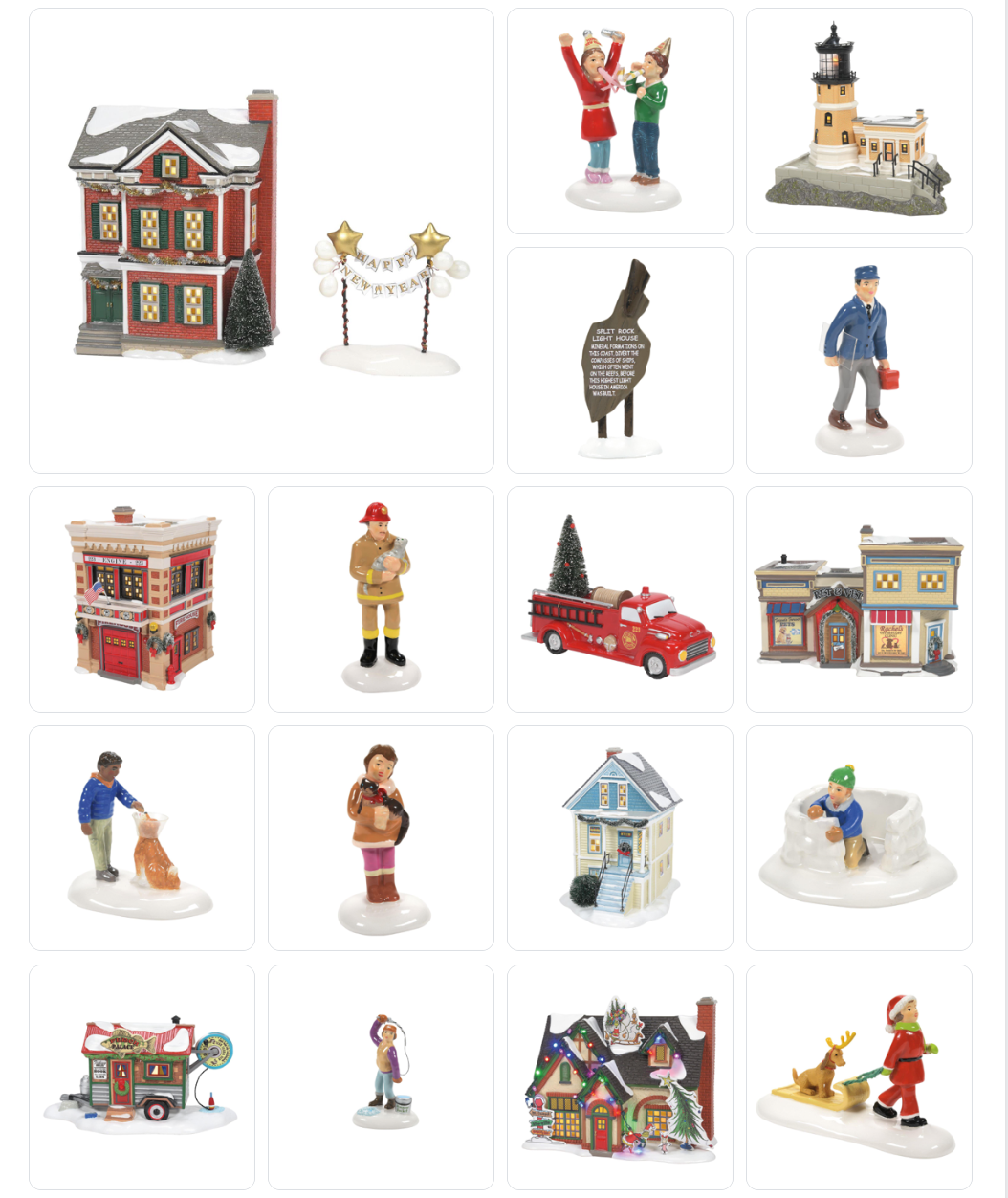 2023 Snow Village Full Set of 16 Country N More Gifts
