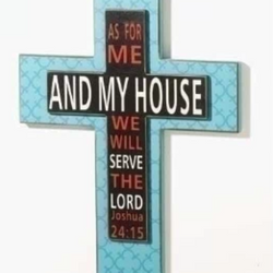 Roman 15.75" Me and My House Cross  - Country N More Gifts
