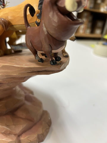 DAMAGED - Pride Rock - Lion King Carved in Stone - Country N More Gifts