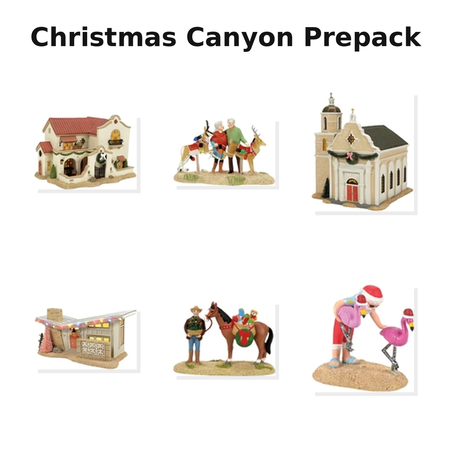 All New For 2026 Christmas Canyon Lit Buildings And Accessories Bundle - Country N More Gifts