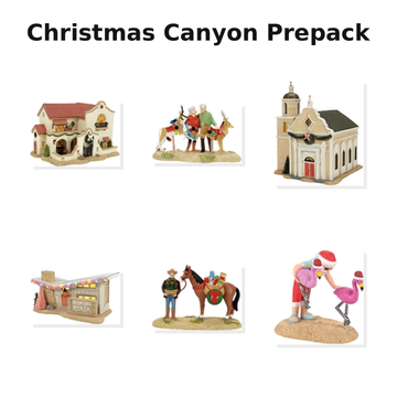 All New For 2026 Christmas Canyon Lit Buildings And Accessories Bundle - Country N More Gifts