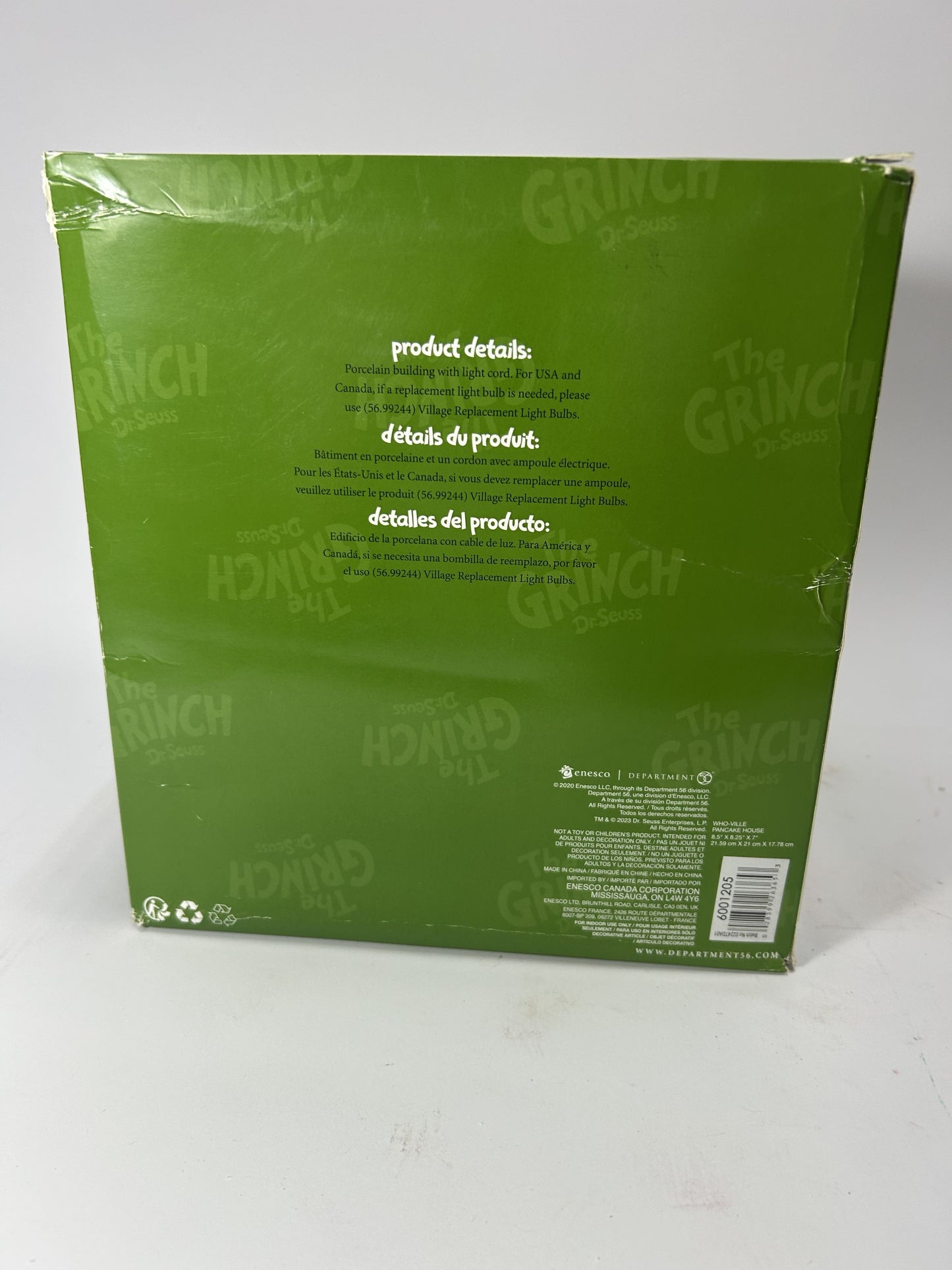 BOX DAMAGE - Who-Ville Pancake House