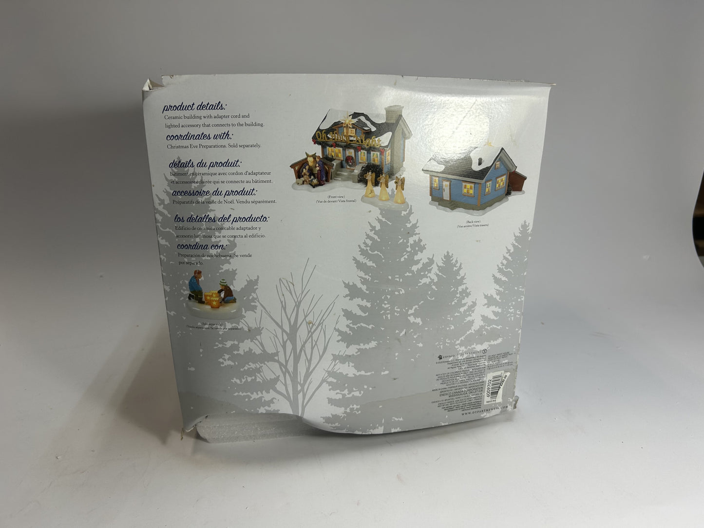 BOX DAMAGE - Oh Holy Night House - Country N More Gifts