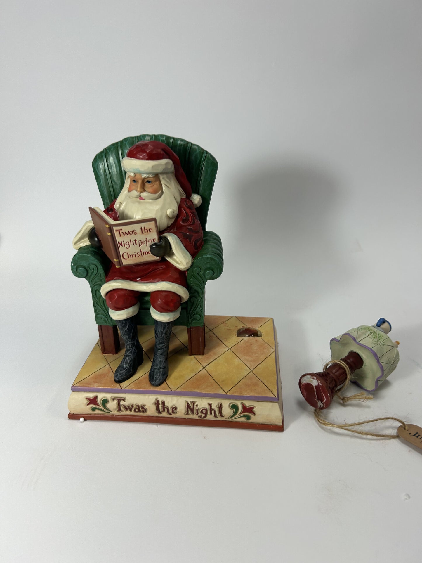 DAMAGED - A Christmas Tradition - Twas The Night Santa Reading - Country N More Gifts