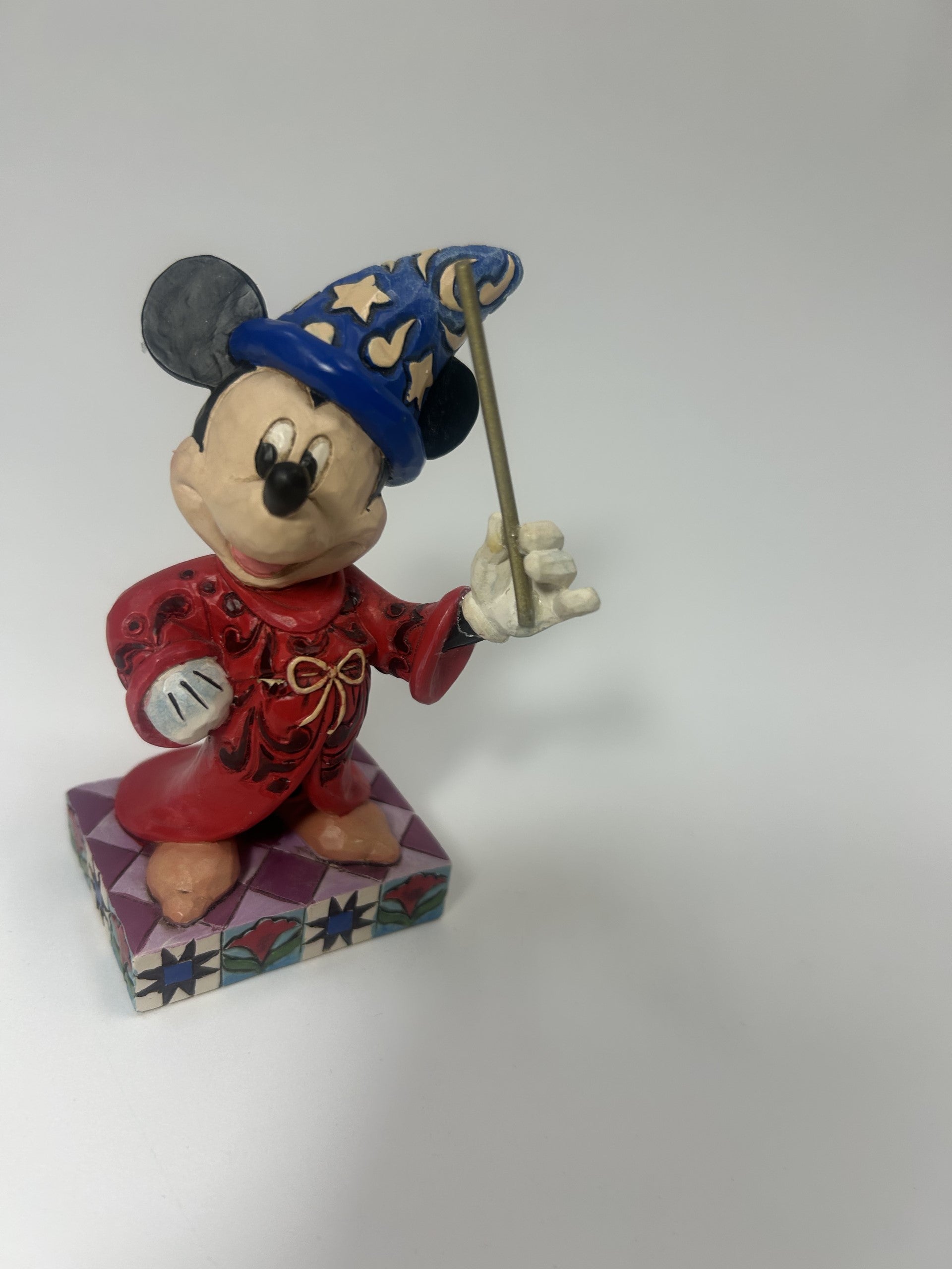 DAMAGED HAS BEEN FIXED + BOX DAMAGE - Touch of Magic - Sorcerer Mickey - Country N More Gifts