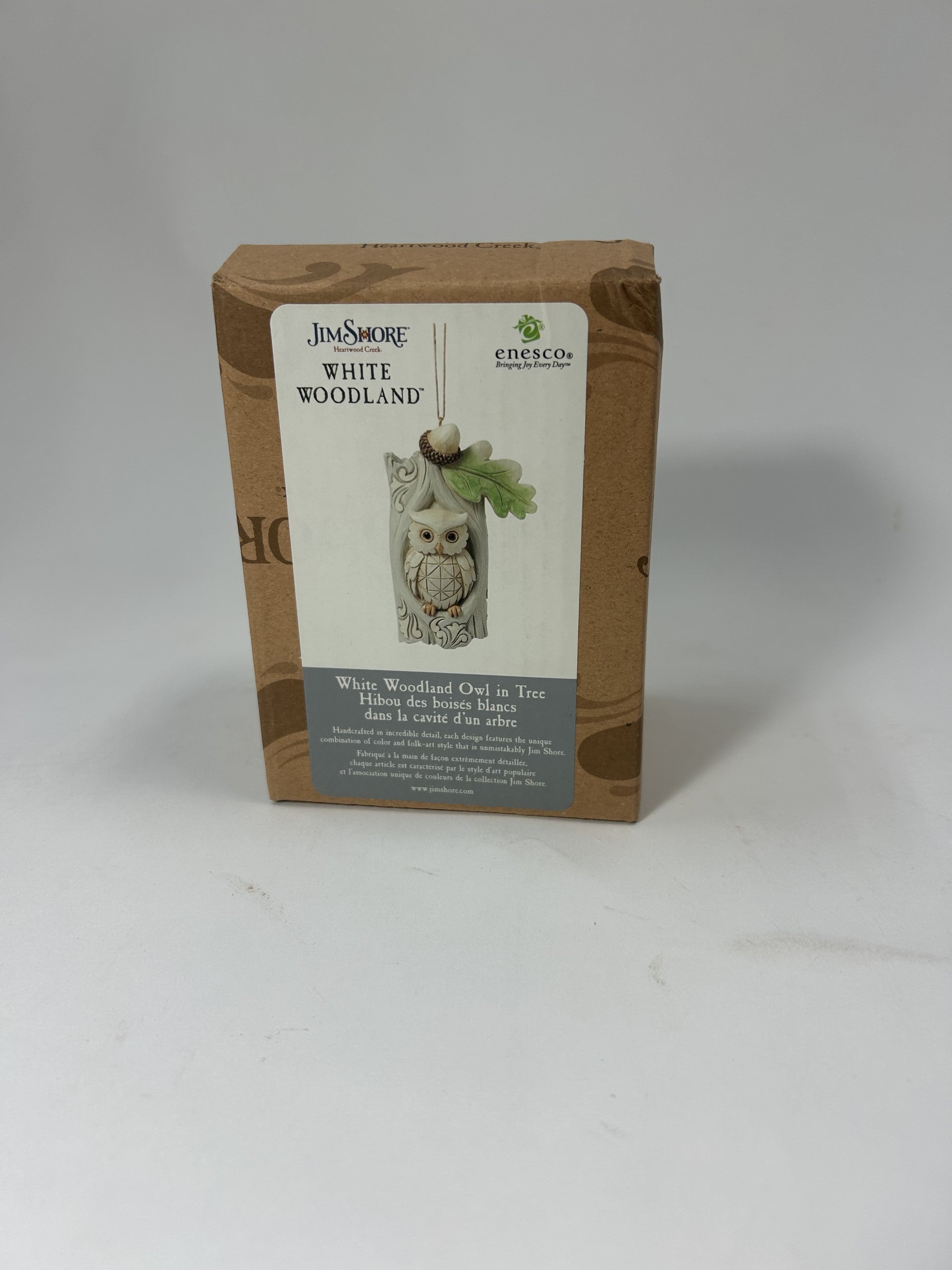 BOX DAMAGE - Woodland Owl in Tree Ornament - Country N More Gifts