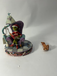 DAMAGED - Grinch in Chair with Lamp