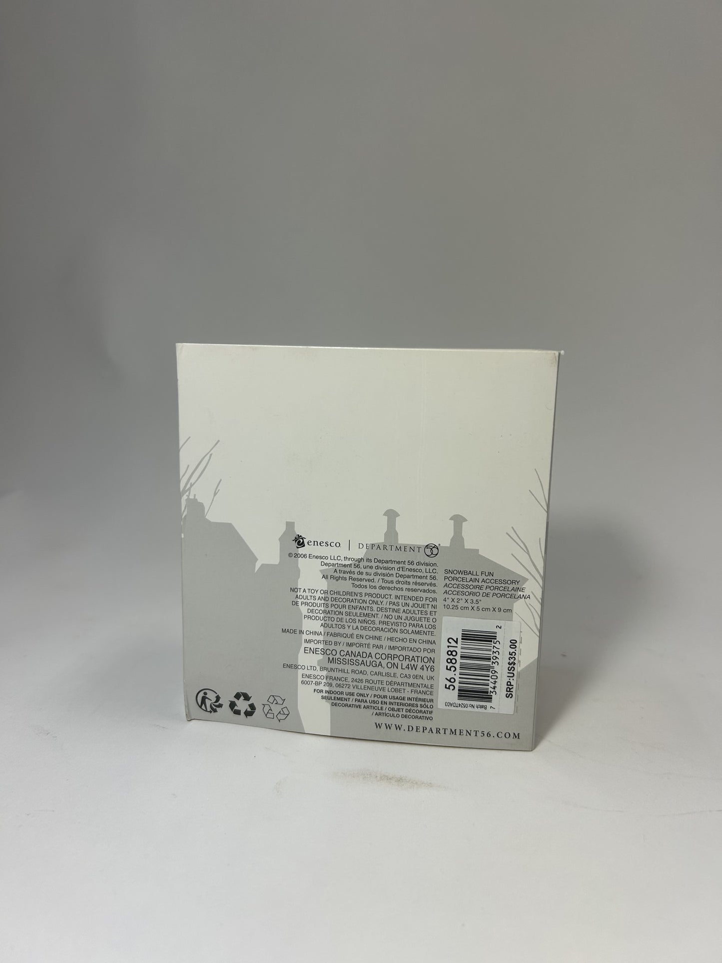 BOX DAMAGE - Snowball Fun - Country N More Gifts
