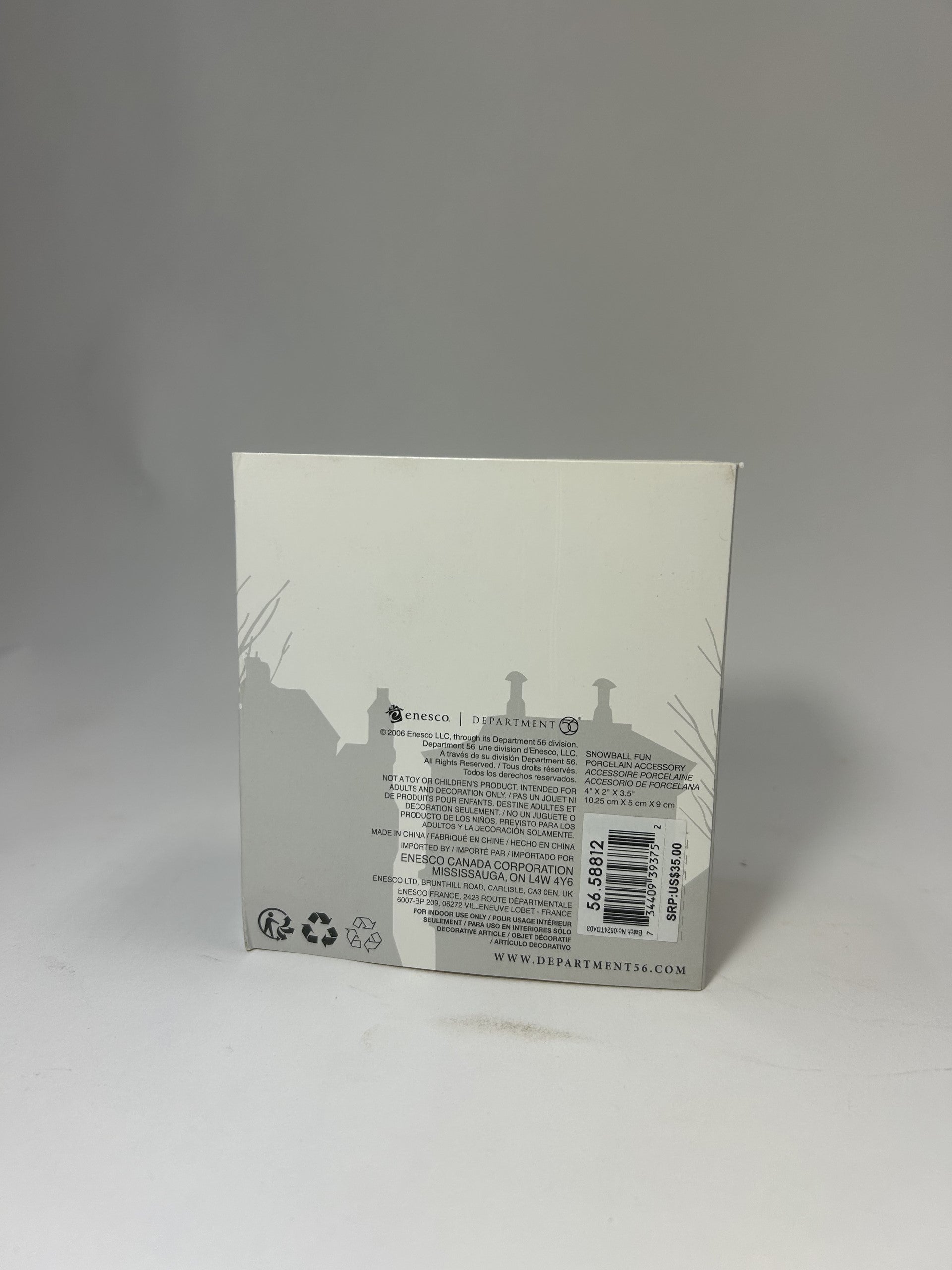 BOX DAMAGE - Snowball Fun - Country N More Gifts
