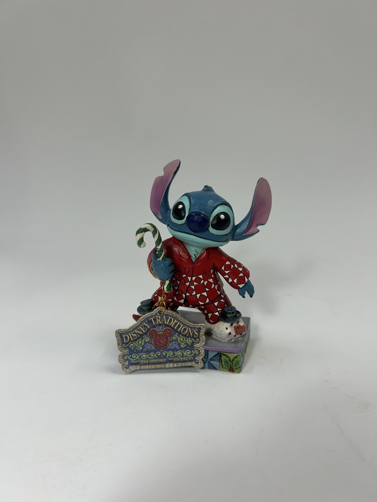 DAMAGED HAS BEEN FIXED - Christmas Morning - Stitch in Christmas Pajamas - Country N More Gifts