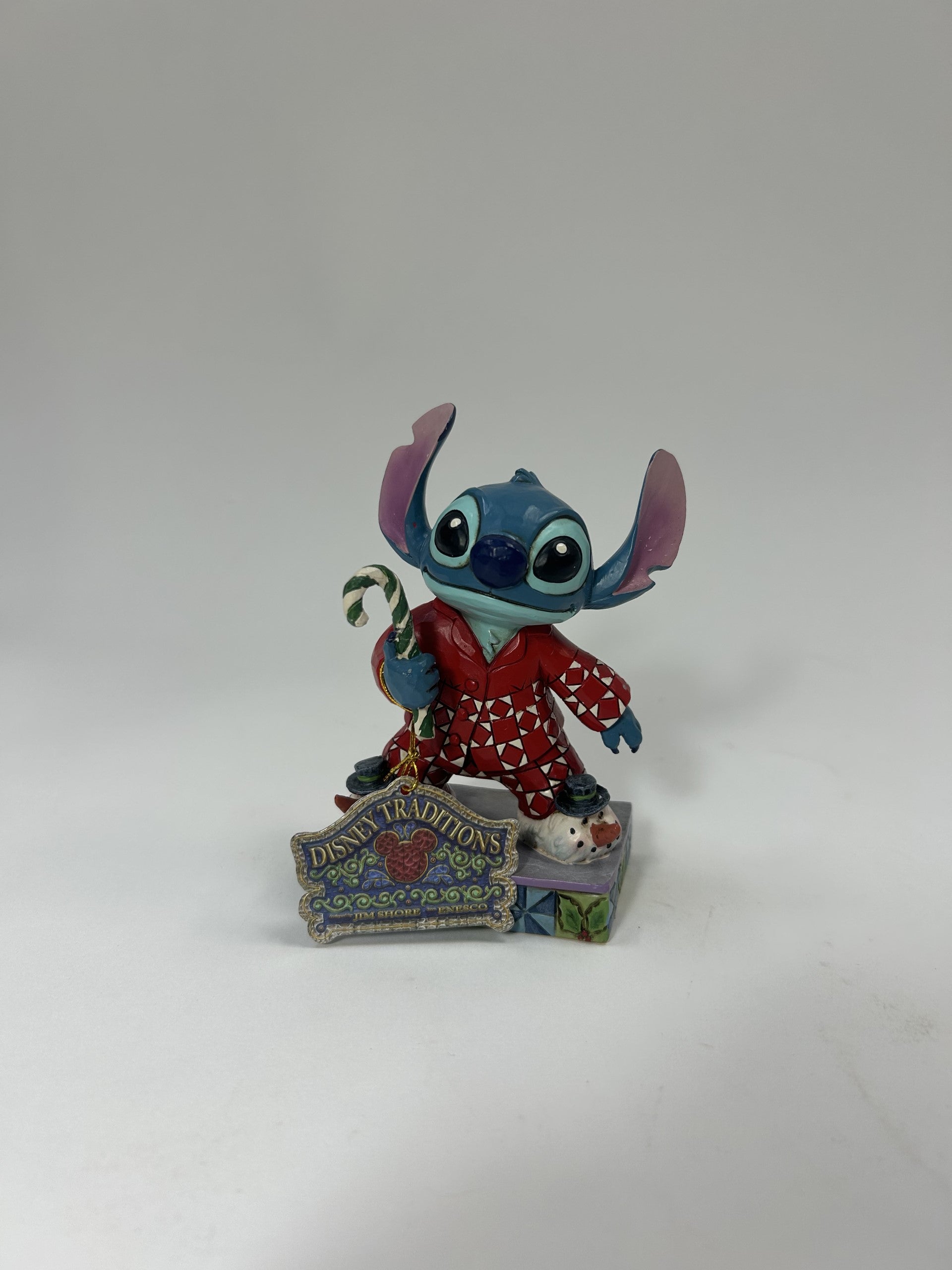 DAMAGED HAS BEEN FIXED - Christmas Morning - Stitch in Christmas Pajamas - Country N More Gifts