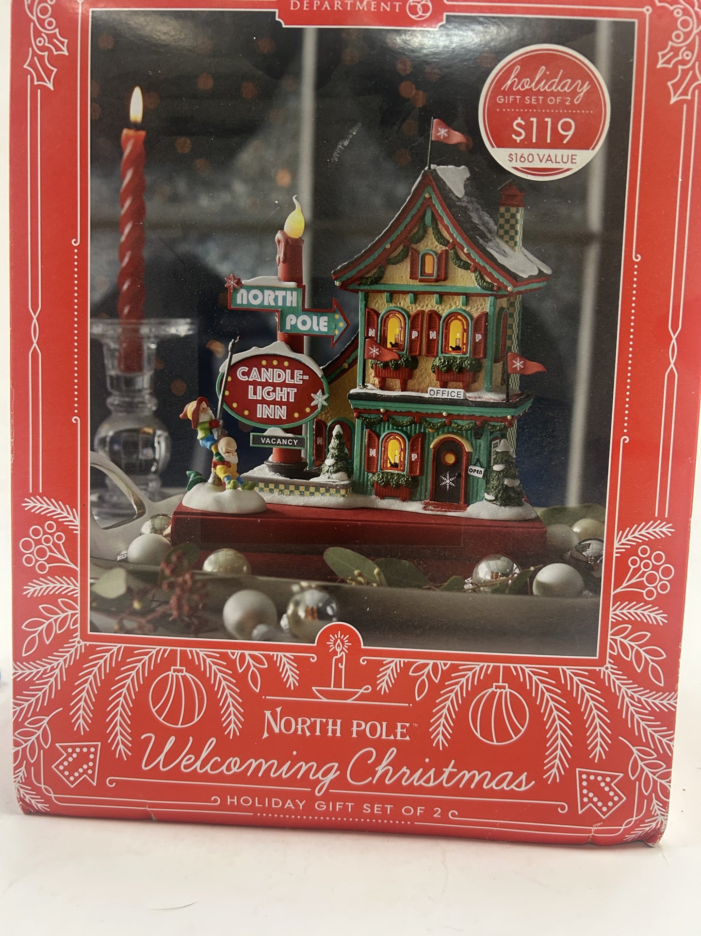 DAMAGED - 2018 North Pole Gift Set, Welcoming Christmas - Country N More Gifts