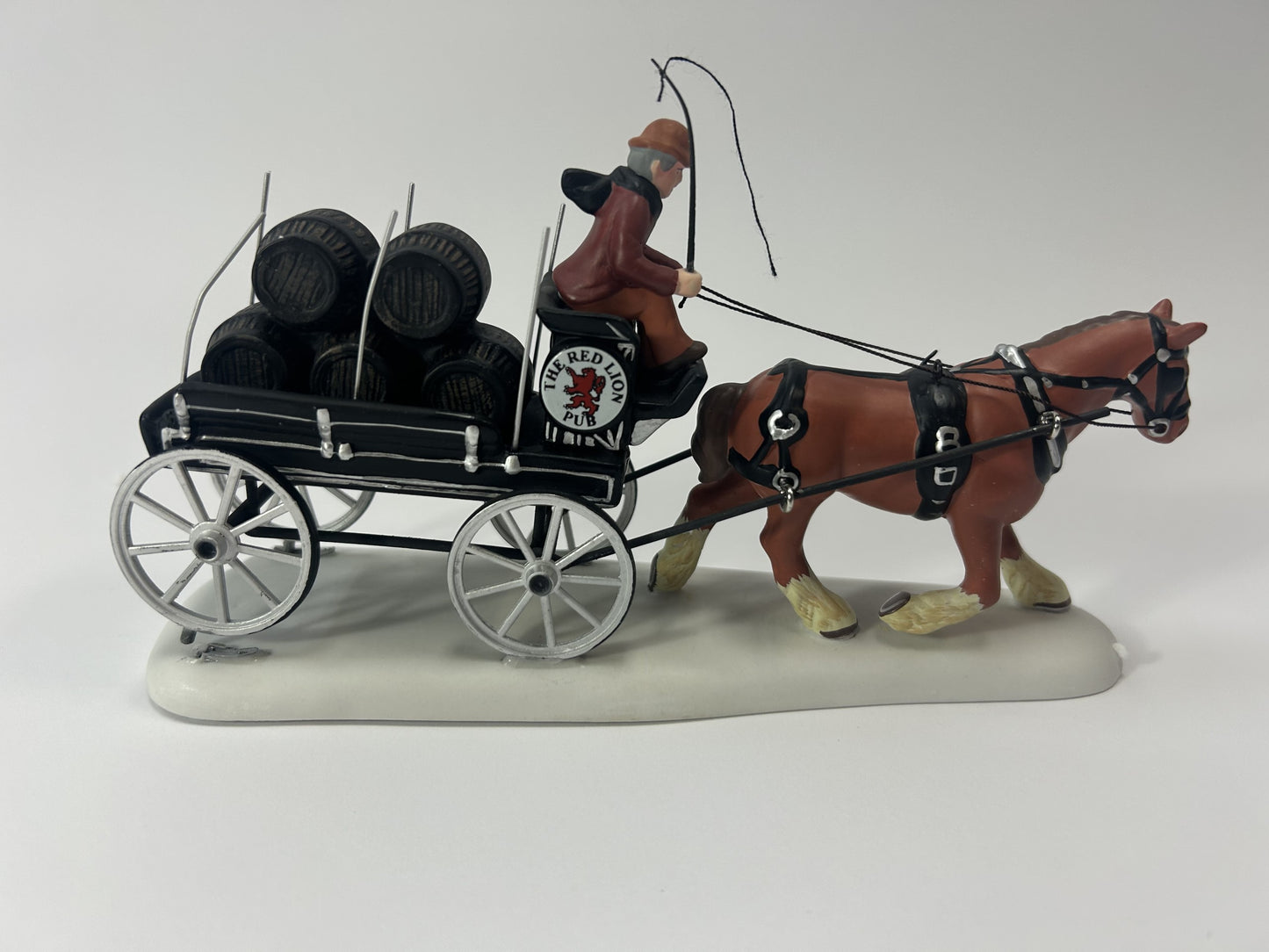DAMAGED + NO STYROFOAM - Red Lion Pub Beer Wagon - Country N More Gifts