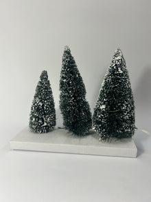 DAMAGED - Village Twinkling Lit Trees