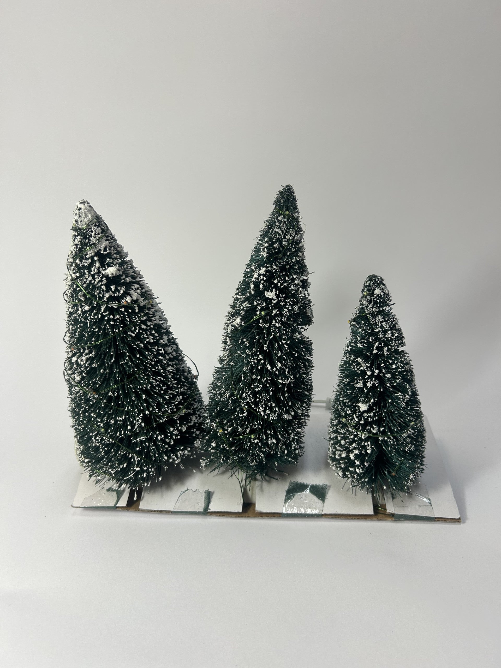 DAMAGED - Village Twinkling Lit Trees - Country N More Gifts
