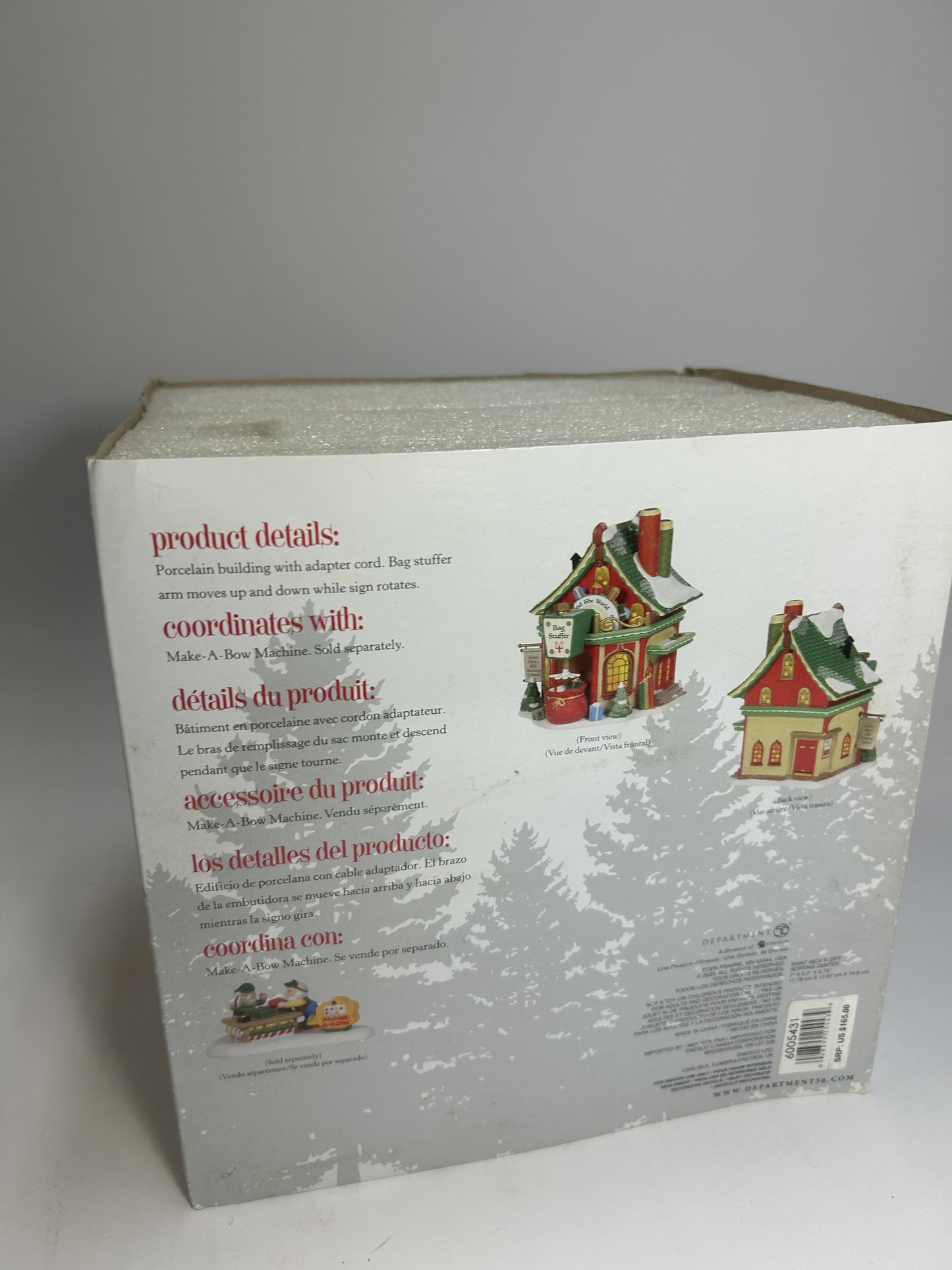 BOX DAMAGE - St. Nick's Gift Sorting Center - Country N More Gifts