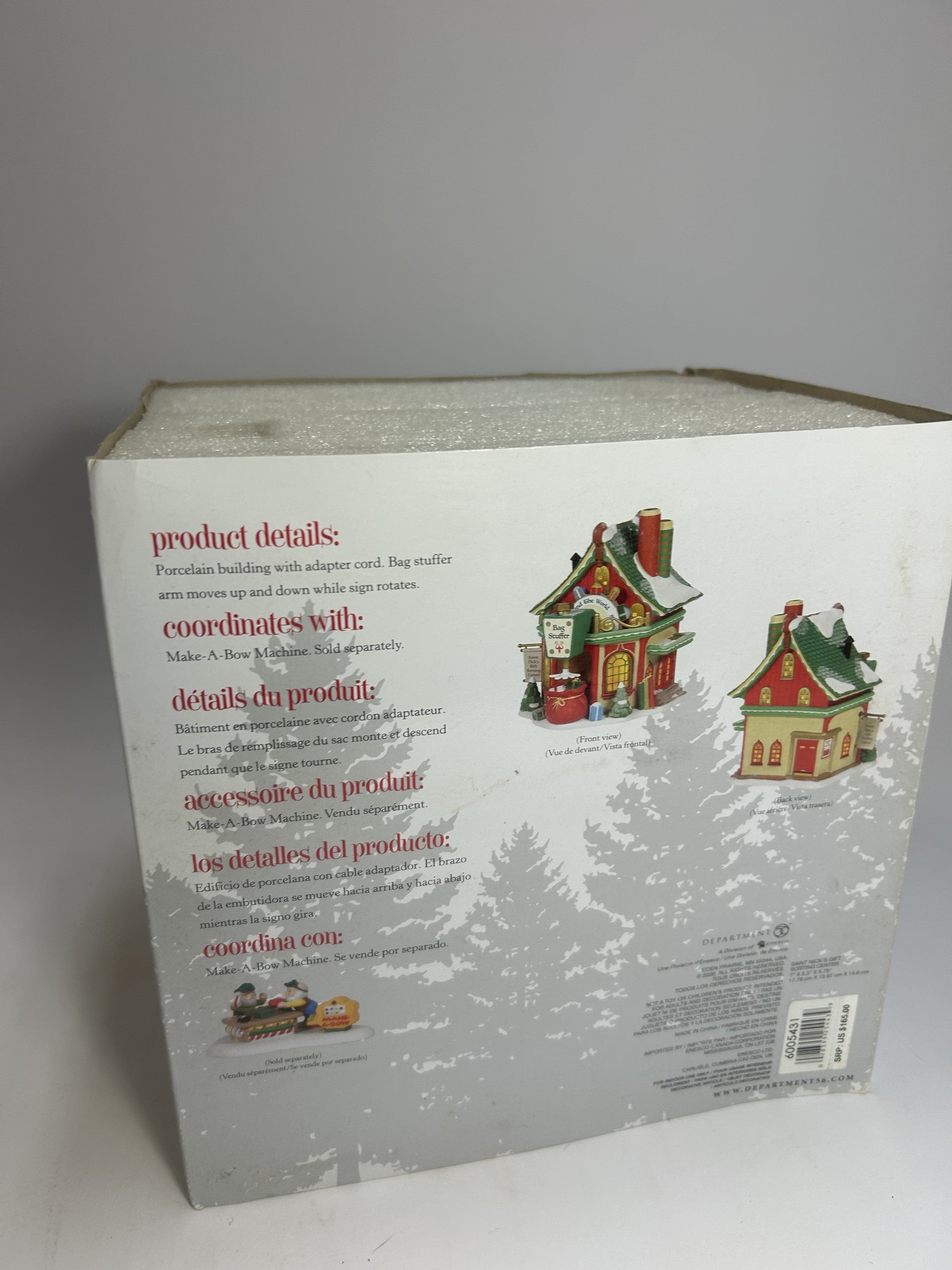 BOX DAMAGE - St. Nick's Gift Sorting Center - Country N More Gifts