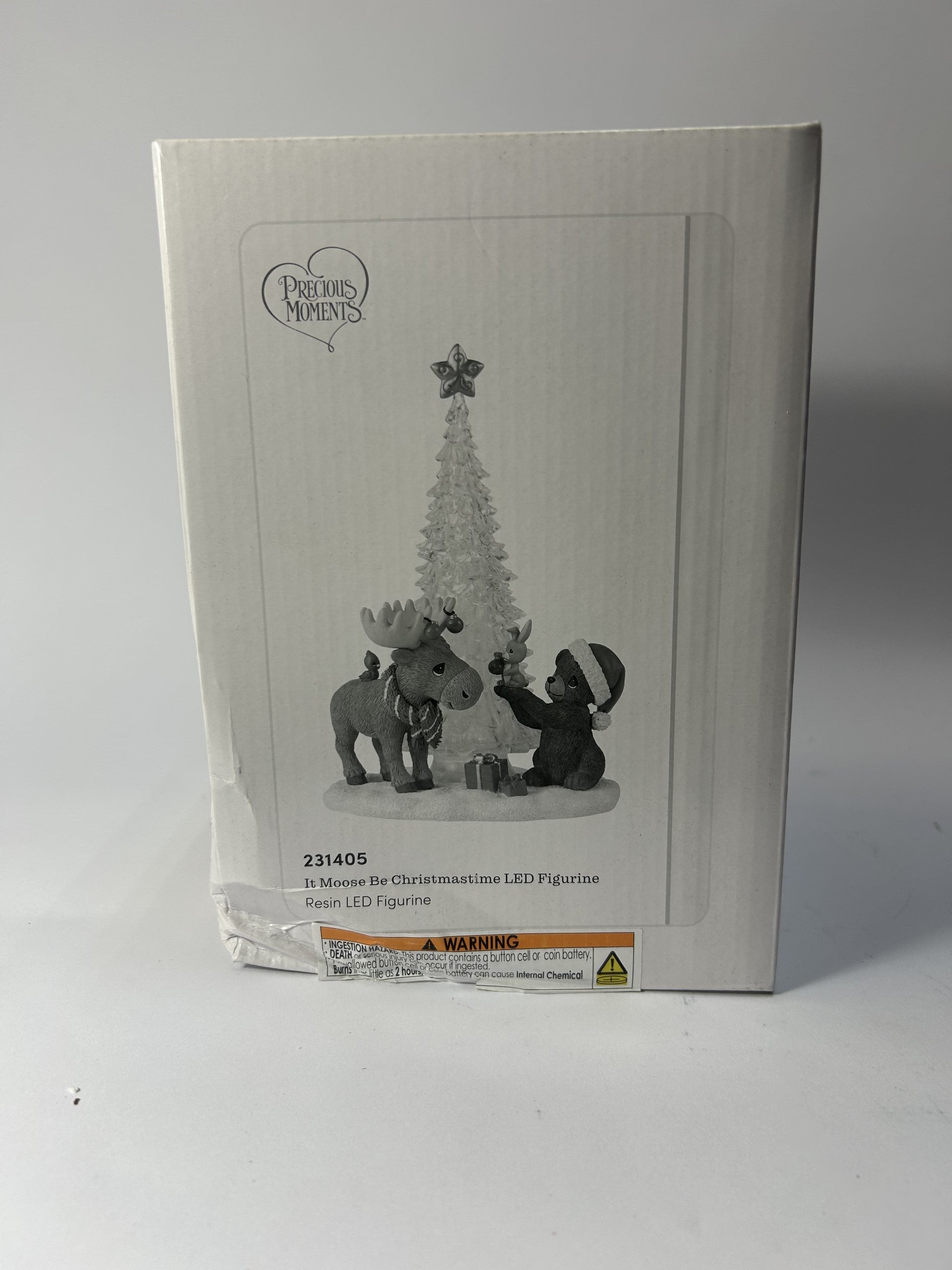BOX DAMAGE - It Moose Be Christmastime LED Figurine - Country N More Gifts