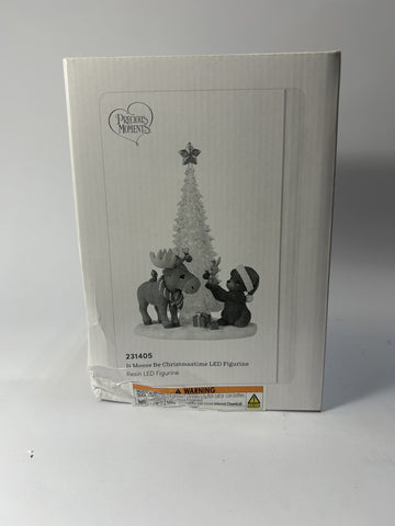 BOX DAMAGE - It Moose Be Christmastime LED Figurine - Country N More Gifts