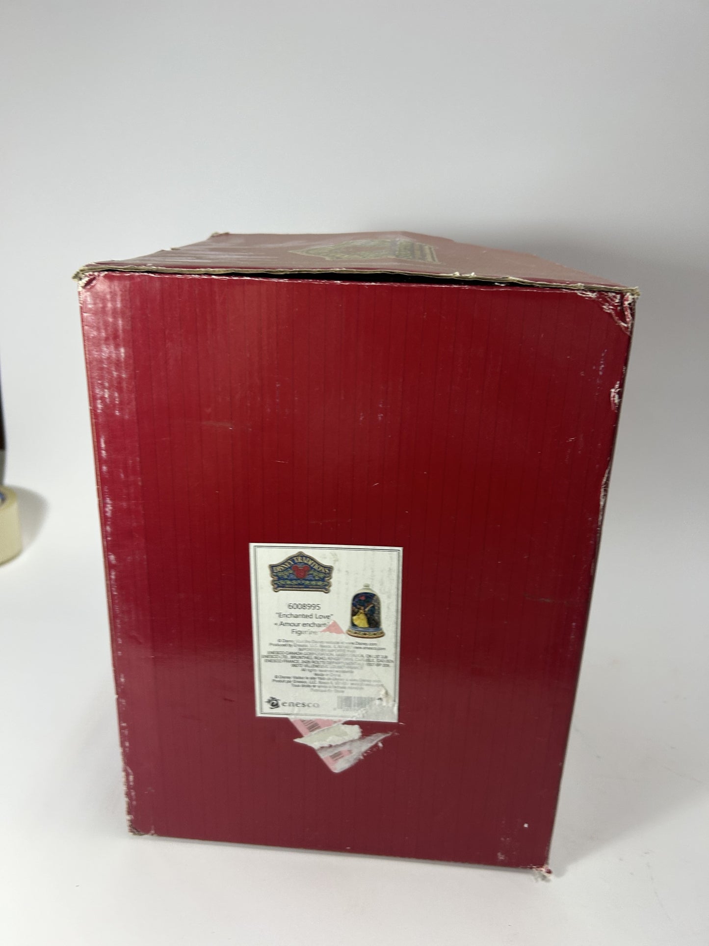 BOX DAMAGE - Enchanted Love - Beauty and the Beast Rose Dome - Country N More Gifts