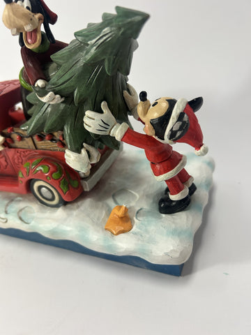 DAMAGED - Red Truck with Mickey and Friends - Country N More Gifts