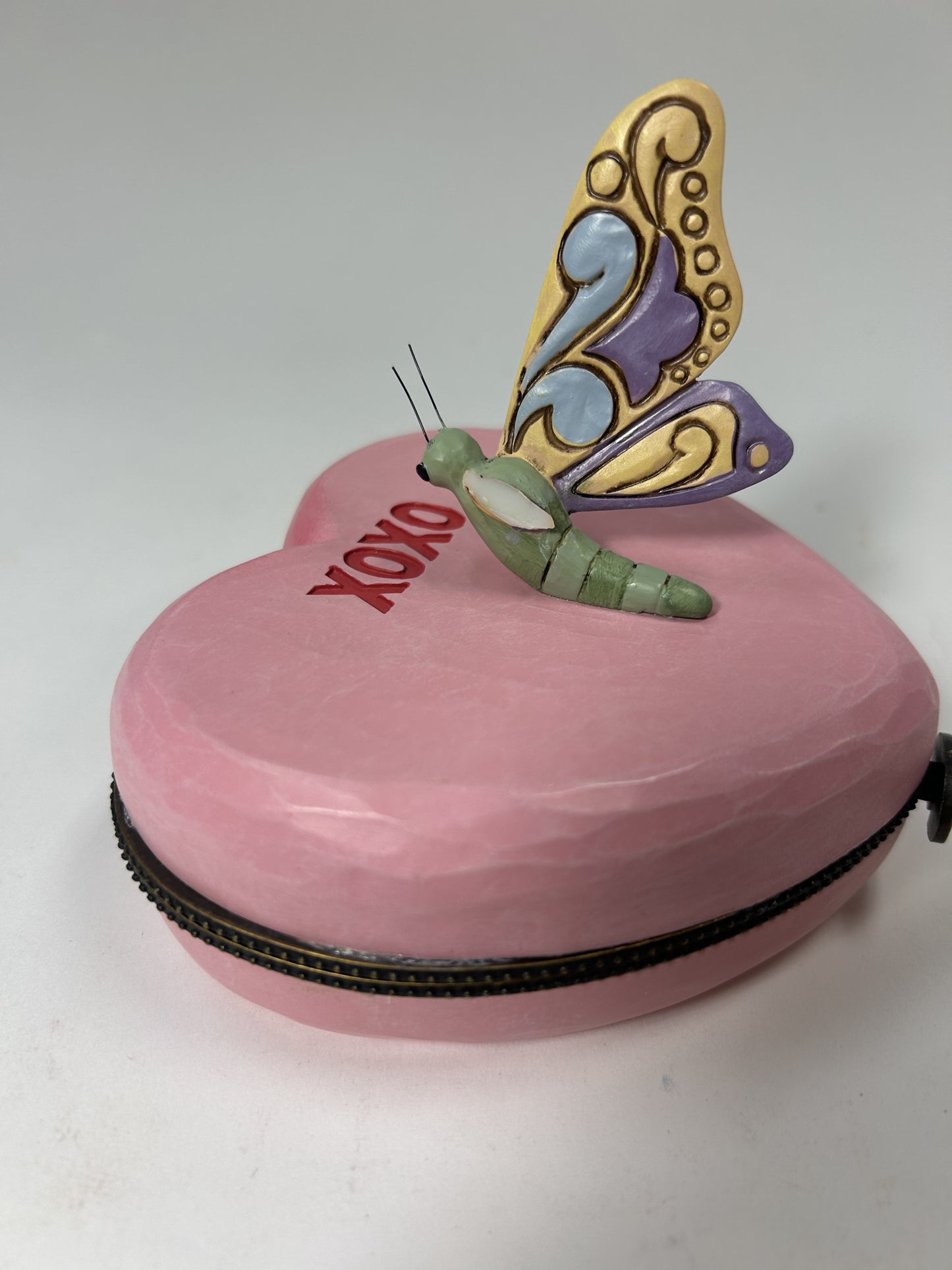 DAMAGED - Fluttering Treasures - Trinket Box Figurine - Country N More Gifts