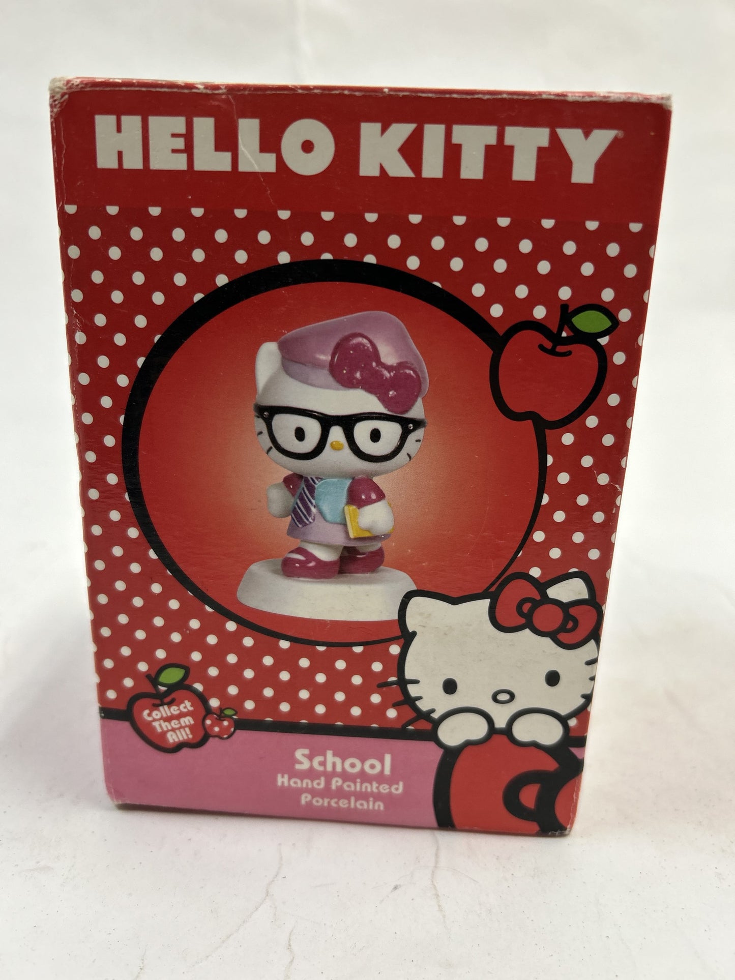 BOX DAMAGE - Hello Kitty School Figurine - Country N More Gifts
