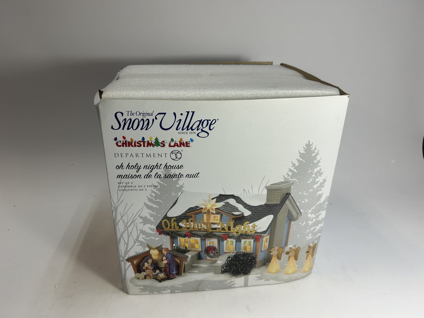 BOX DAMAGE - Oh Holy Night House - Country N More Gifts