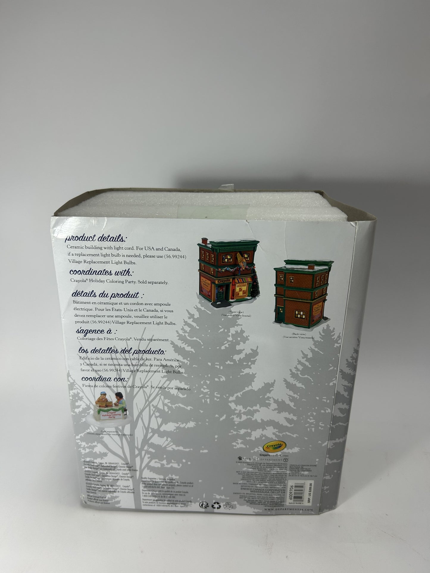 BOX DAMAGE - Crayola Crayon Store - Country N More Gifts