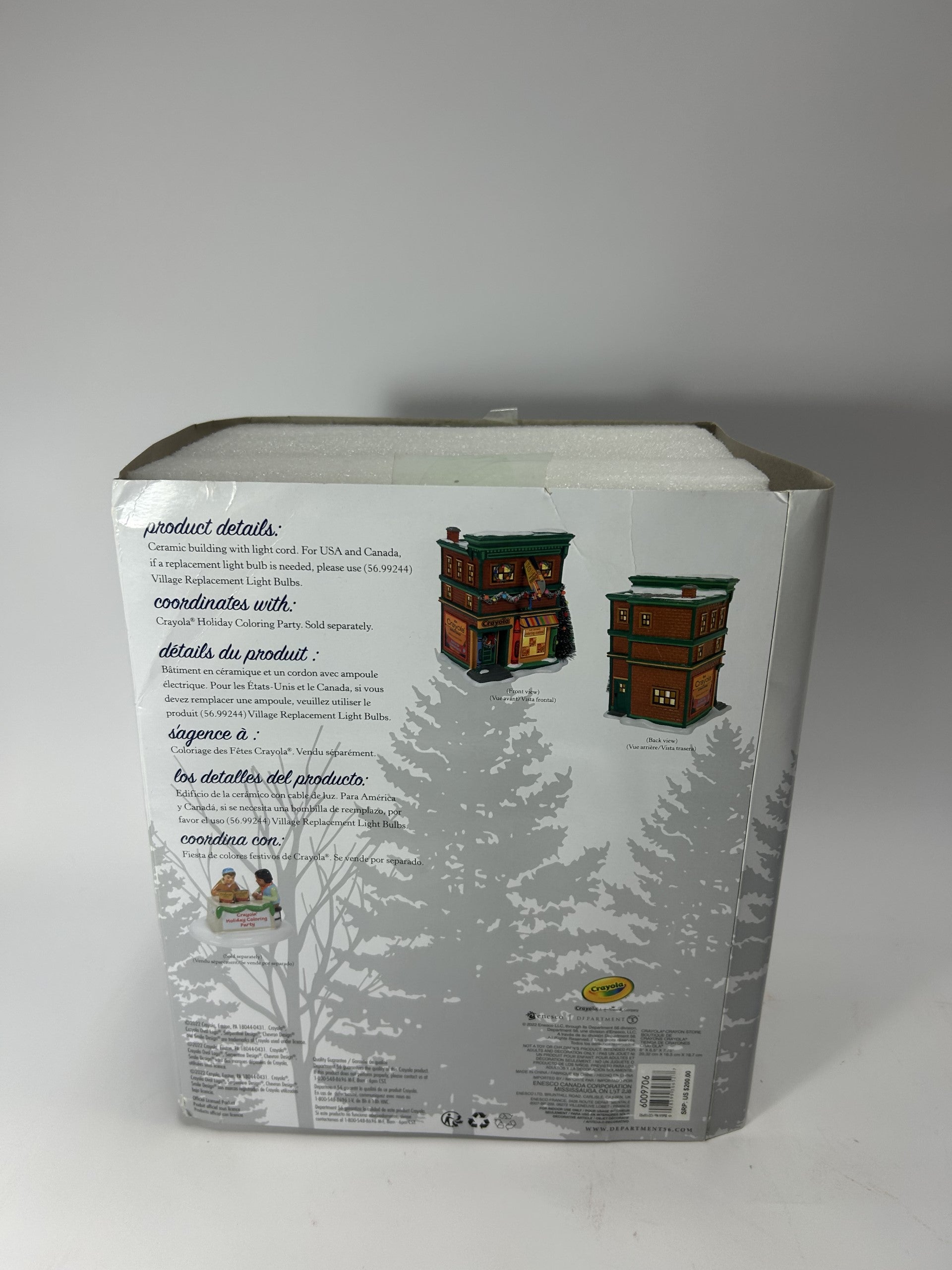 BOX DAMAGE - Crayola Crayon Store - Country N More Gifts
