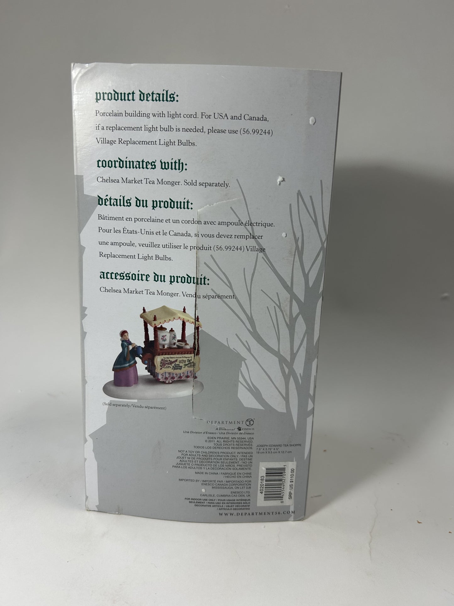 BOX DAMAGE - Joseph Edward Tea Shoppe - Country N More Gifts