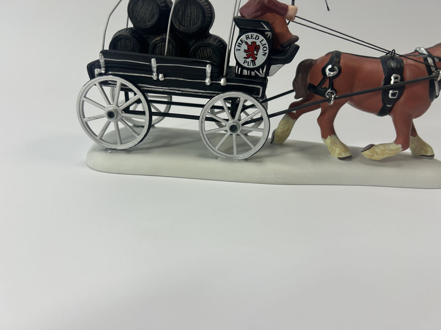 DAMAGED + NO STYROFOAM - Red Lion Pub Beer Wagon - Country N More Gifts