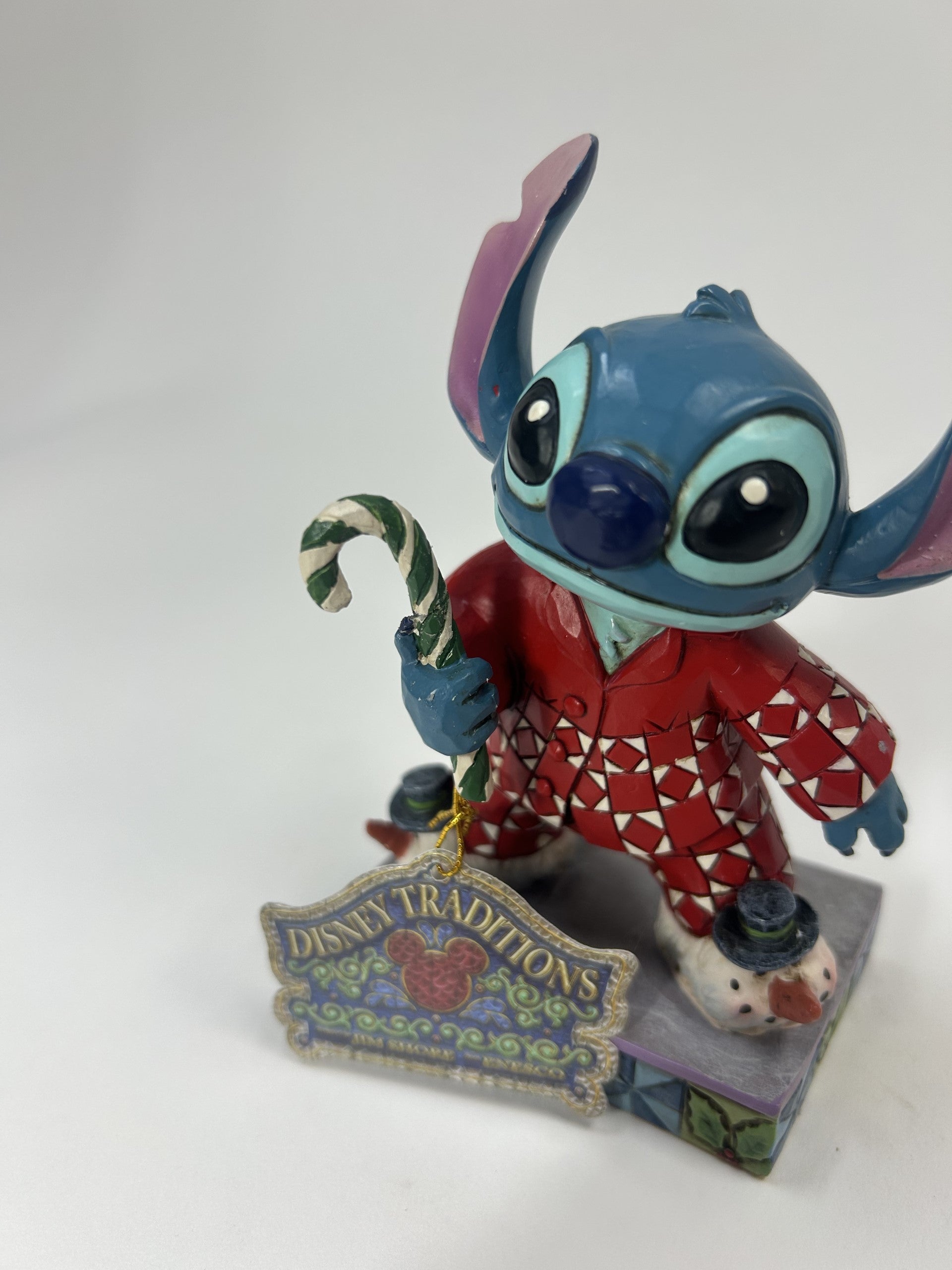 DAMAGED HAS BEEN FIXED - Christmas Morning - Stitch in Christmas Pajamas - Country N More Gifts