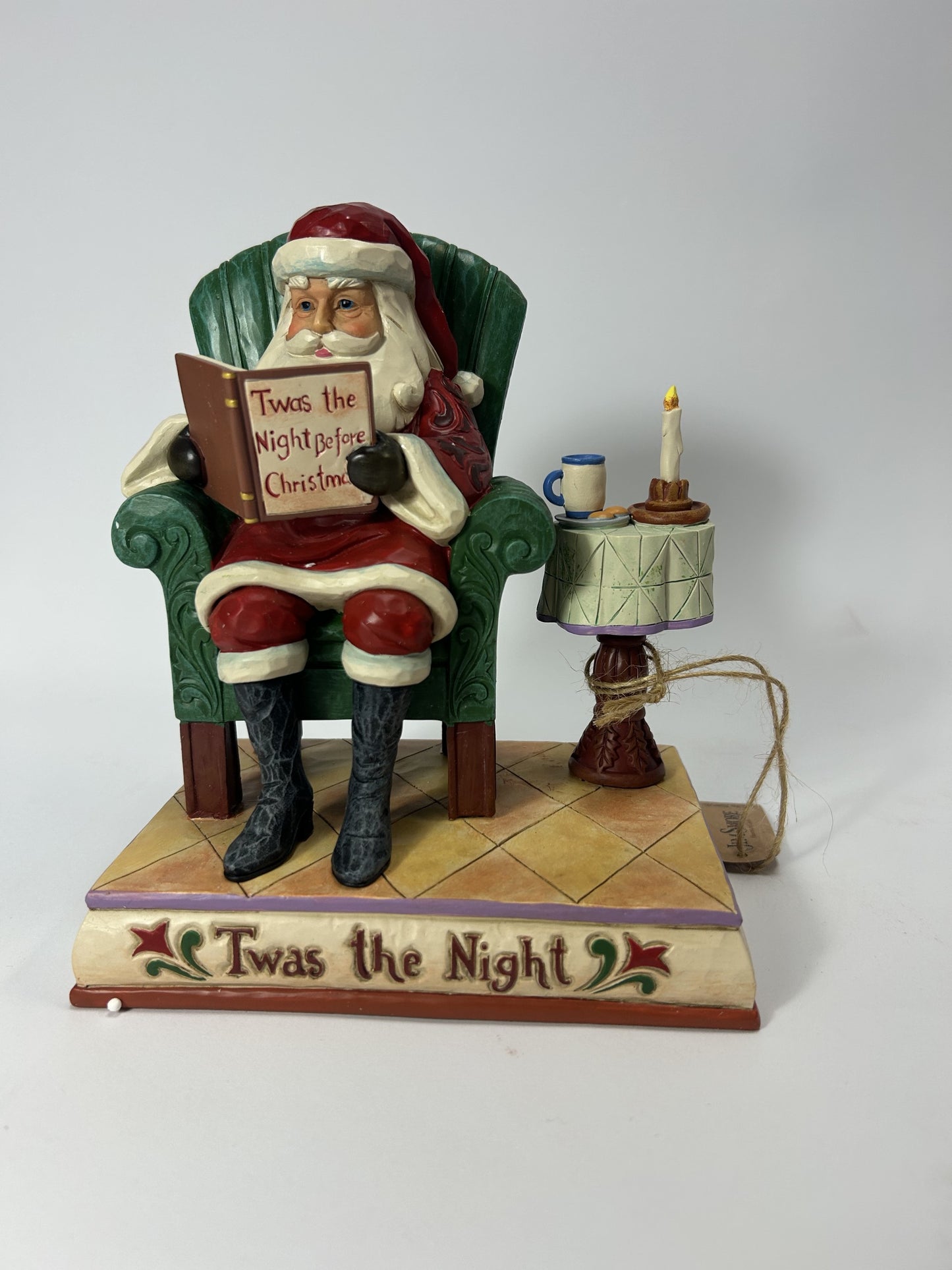 DAMAGED - A Christmas Tradition - Twas The Night Santa Reading - Country N More Gifts