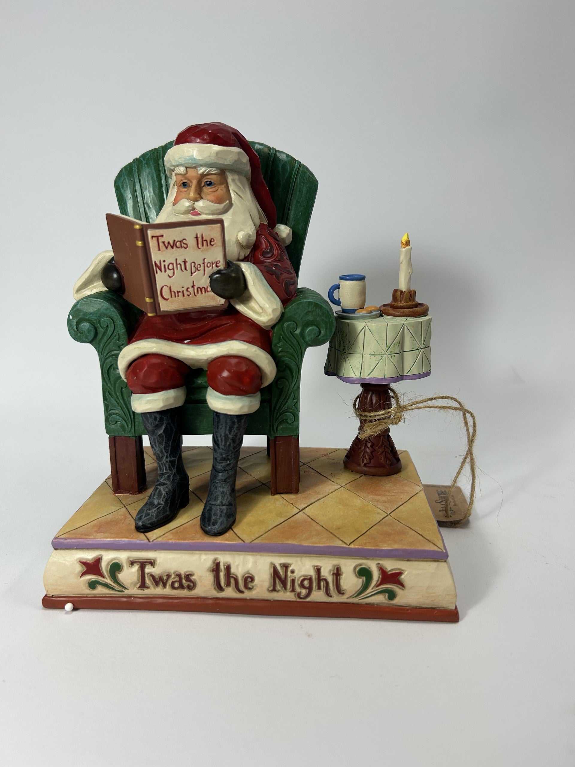 DAMAGED - A Christmas Tradition - Twas The Night Santa Reading - Country N More Gifts