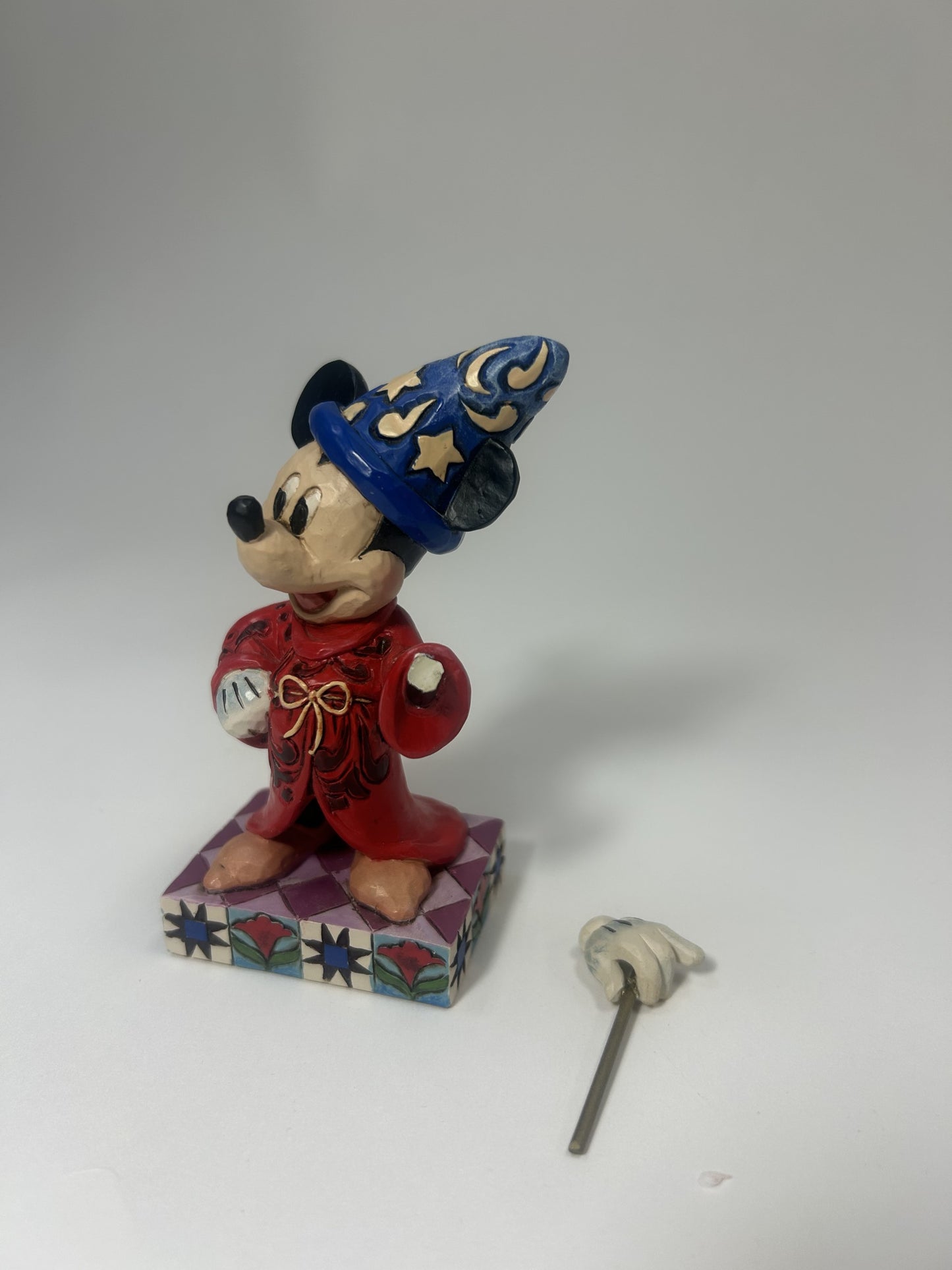 DAMAGED HAS BEEN FIXED + BOX DAMAGE - Touch of Magic - Sorcerer Mickey - Country N More Gifts