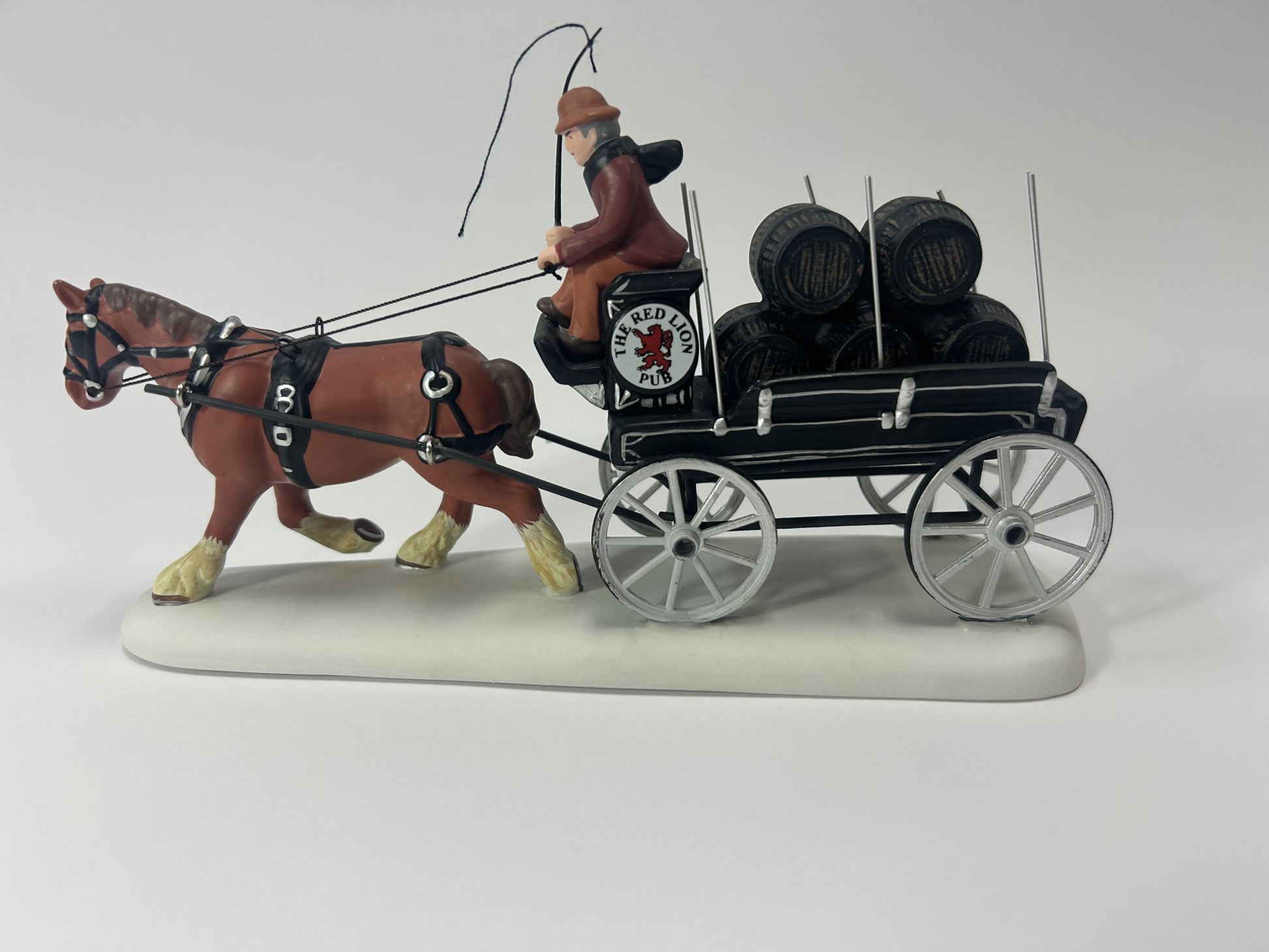 DAMAGED + NO STYROFOAM - Red Lion Pub Beer Wagon - Country N More Gifts